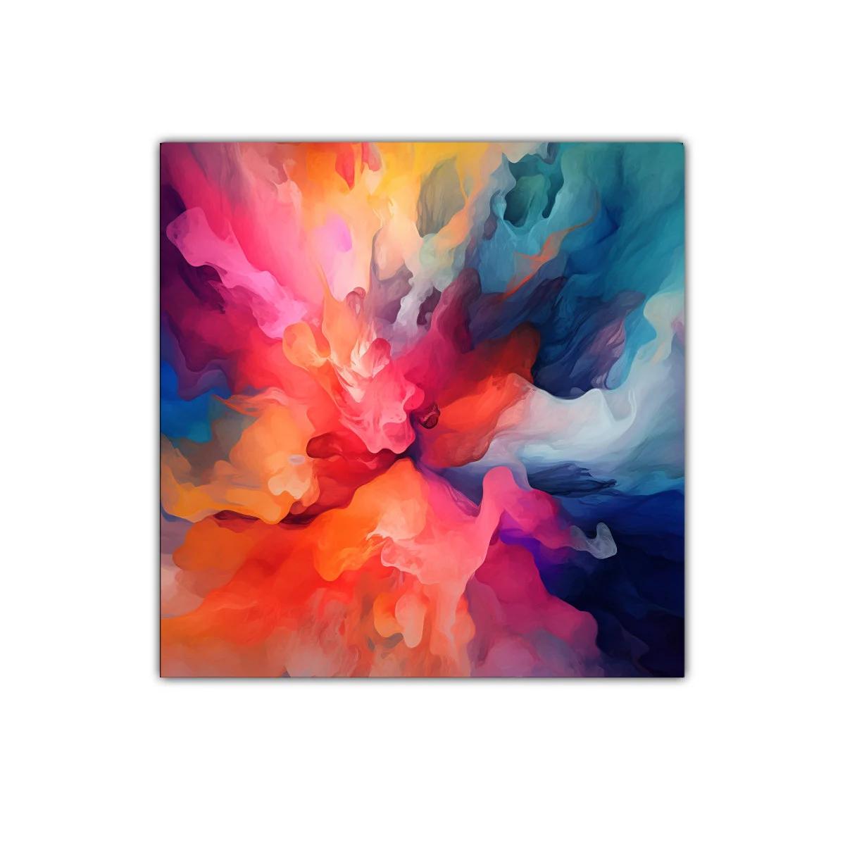 Explosión de color en formas abstractas vibrantes — miniatura 1