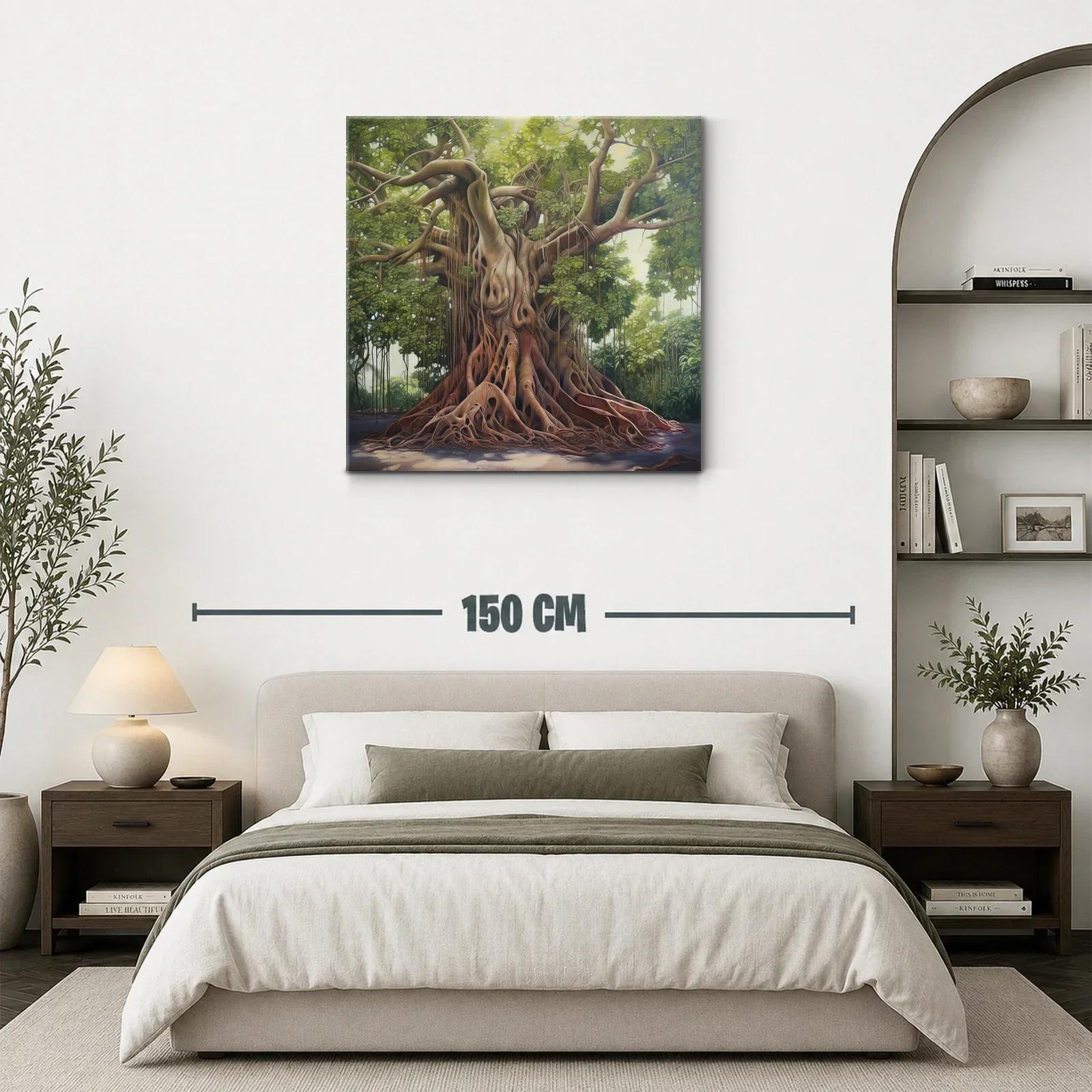 Majestuoso árbol antiguo lleno de vida y misterio natural — miniatura 3