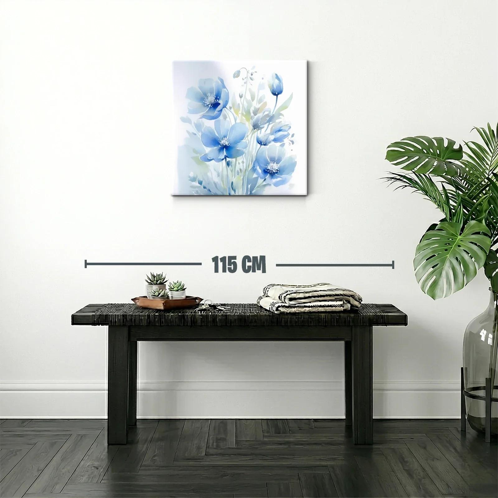 Elegancia en Flores Azules con Toques Suaves y Delicados — miniatura 2