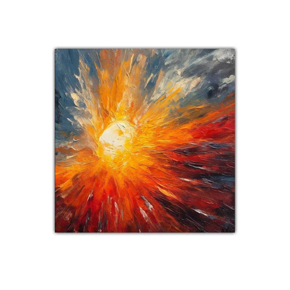 Explosión de luz en tonos cálidos y vibrantes — imagen principal