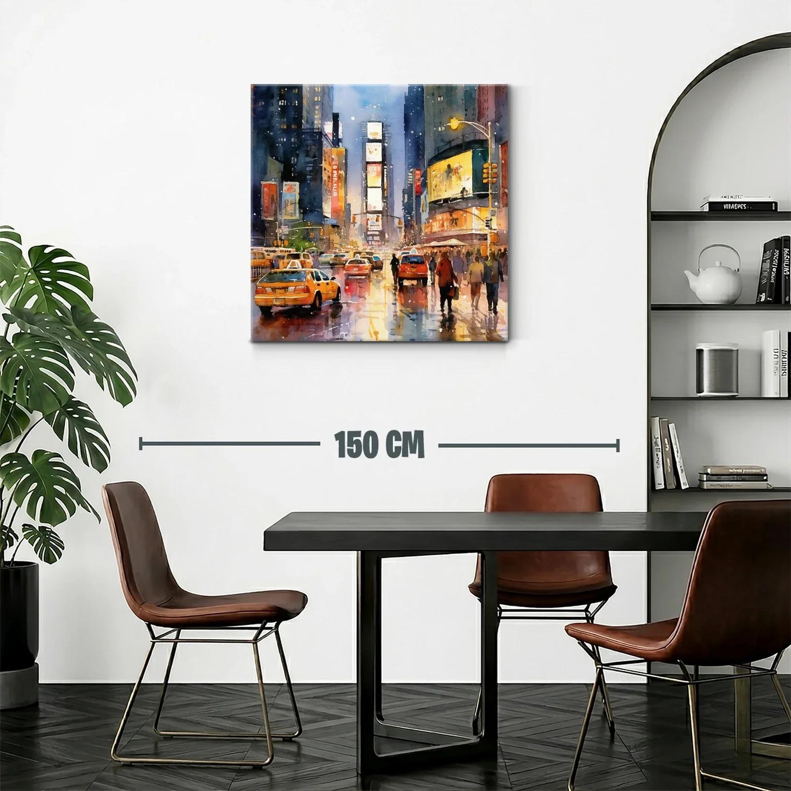 Atardecer en la ciudad con luces y movimiento urbano — miniatura 2