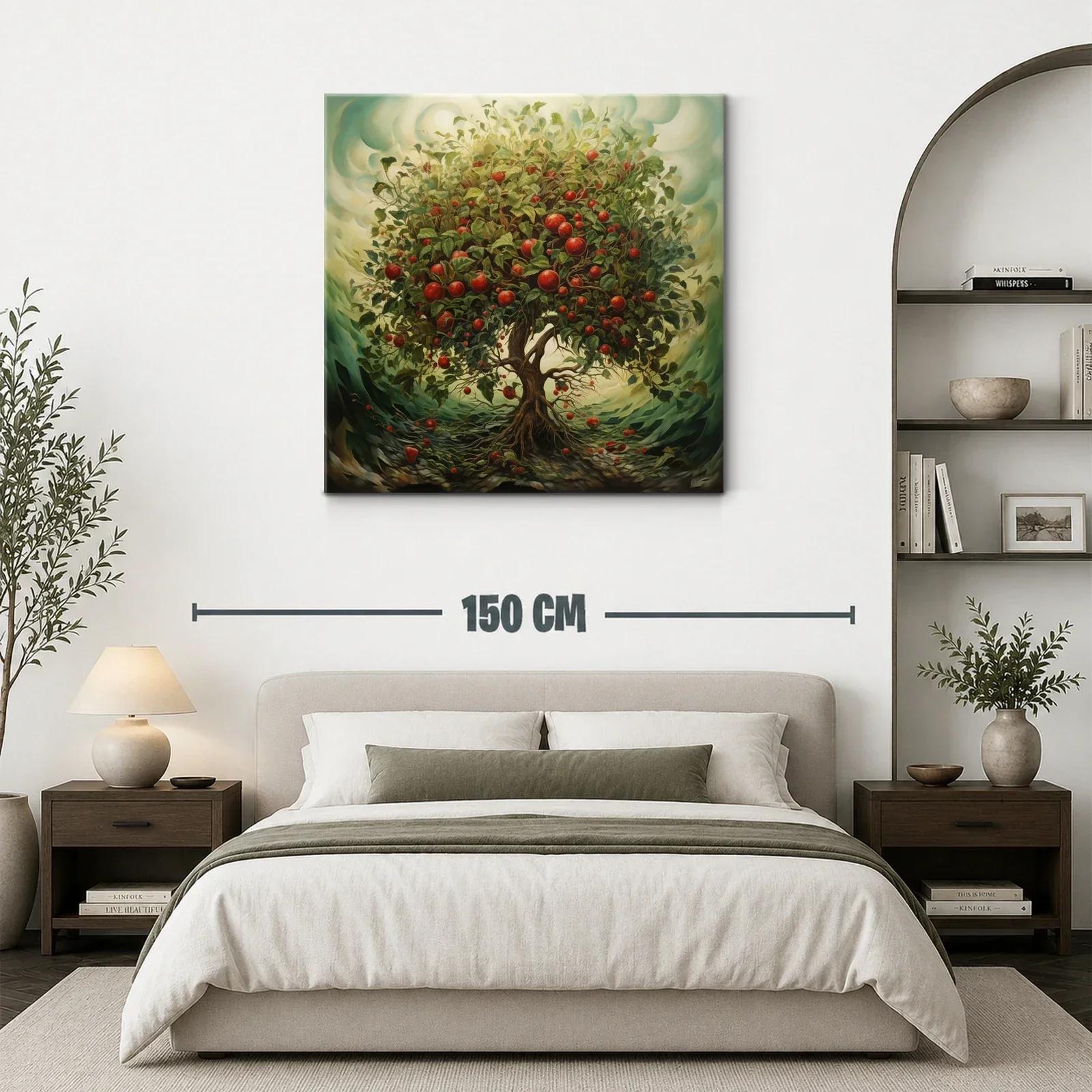 Árbol frutal en pleno esplendor con tonos vivos y naturales — miniatura 3
