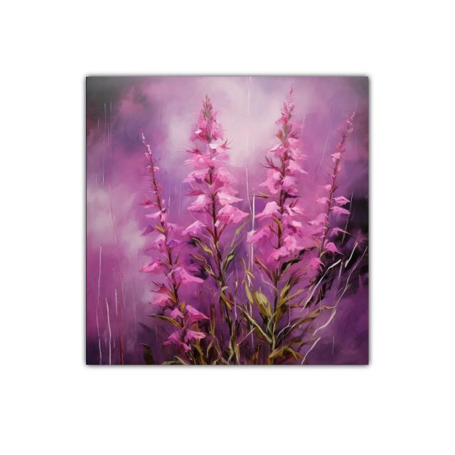 Flores en tonos rosa con ambiente delicado y soñador