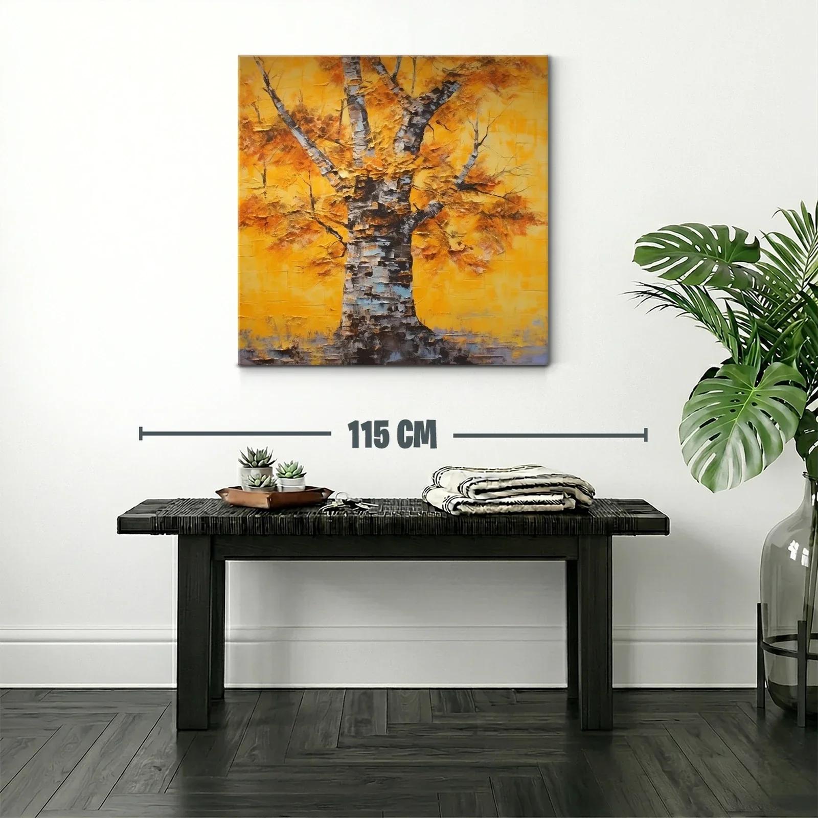 Árbol de otoño con tonos cálidos y vibrantes — miniatura 2