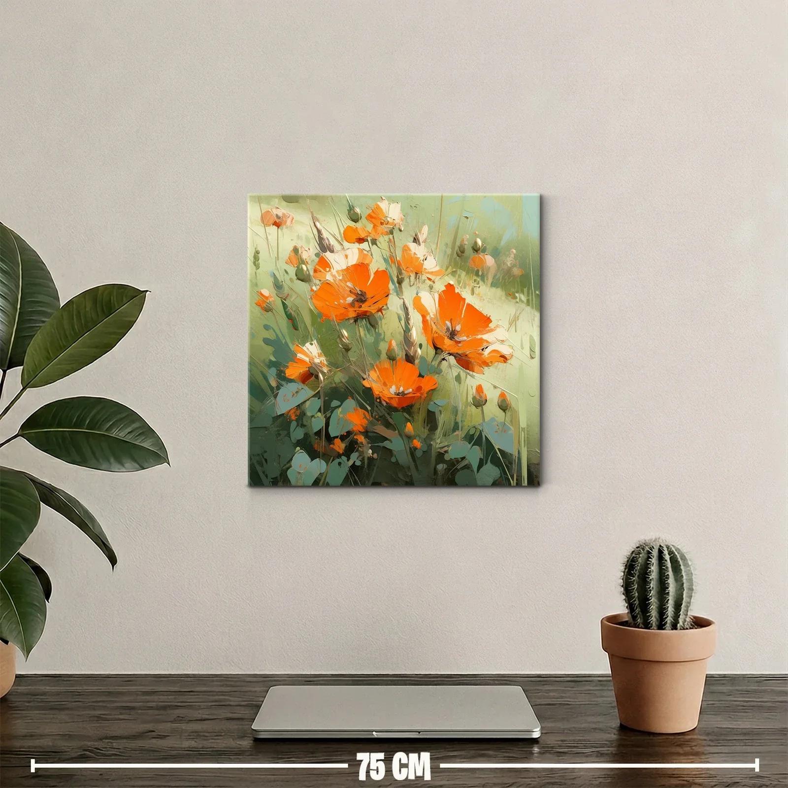 Flores de amapola en vibrante composición natural — miniatura 2