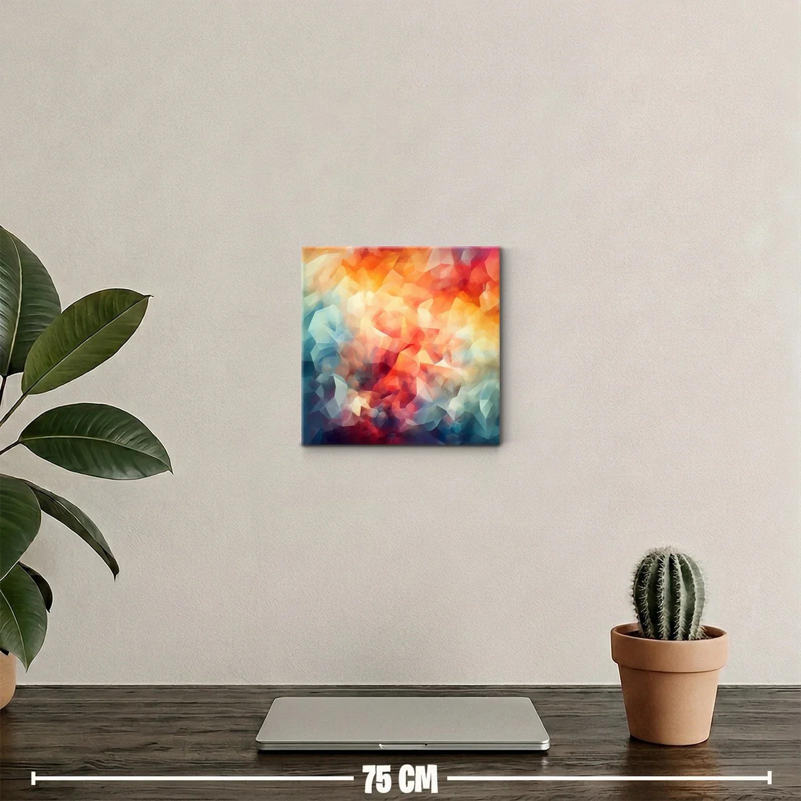 Composición abstracta de colores vibrantes y formas difusas — miniatura 2