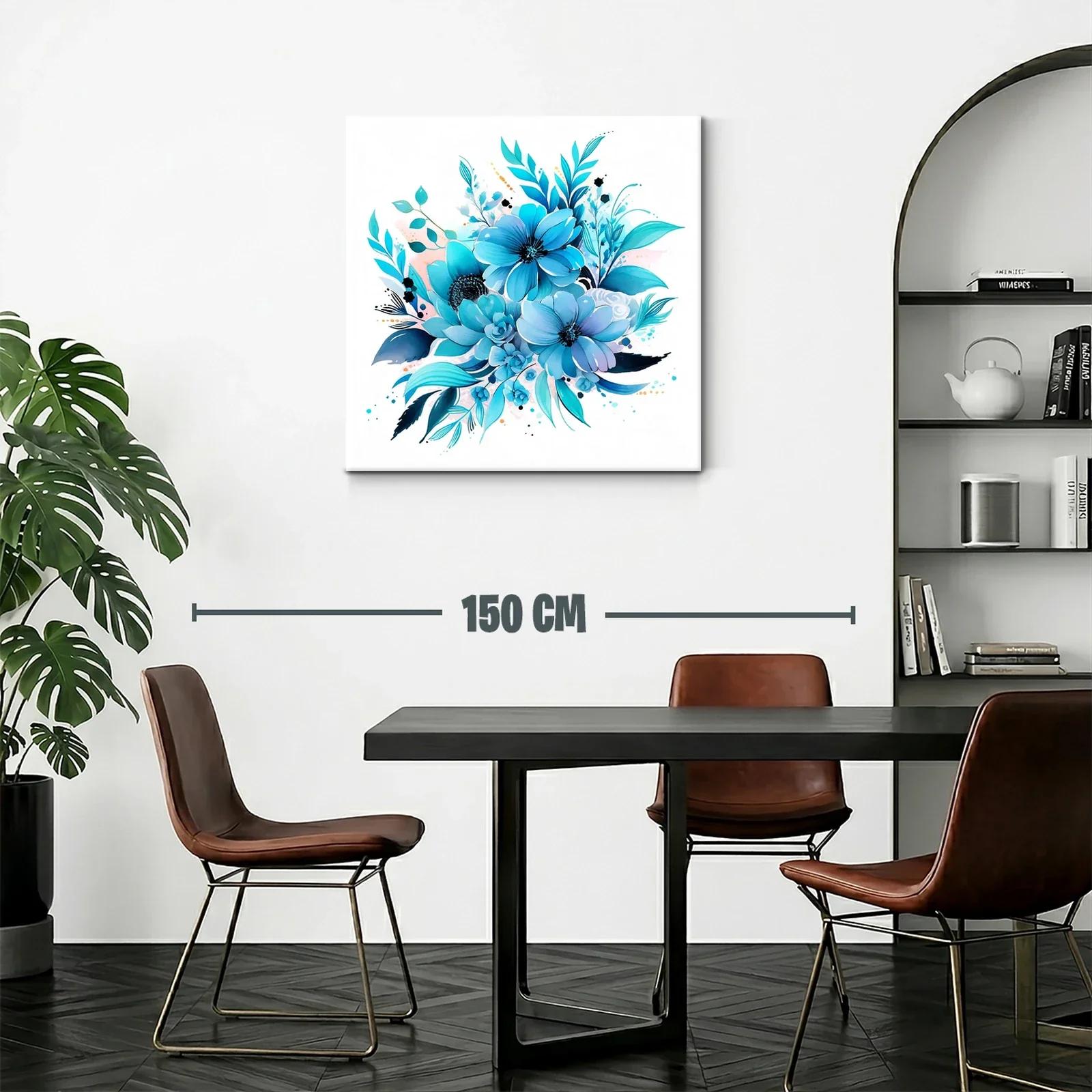 Ramo floral en tonos azules para ambiente relajante — miniatura 2