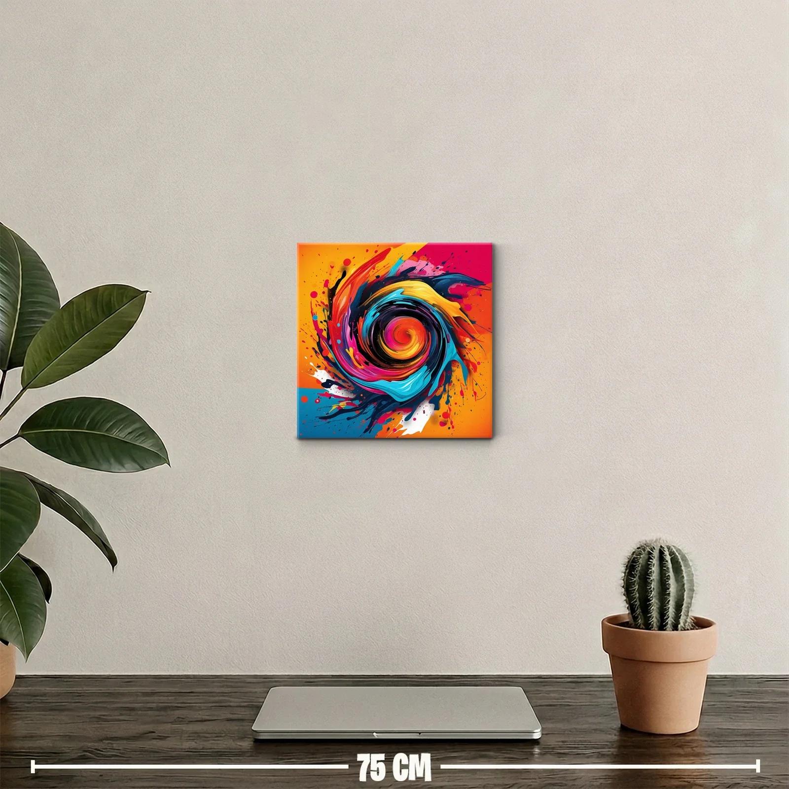 Explosión de colores vibrantes en espiral dinámica — miniatura 2