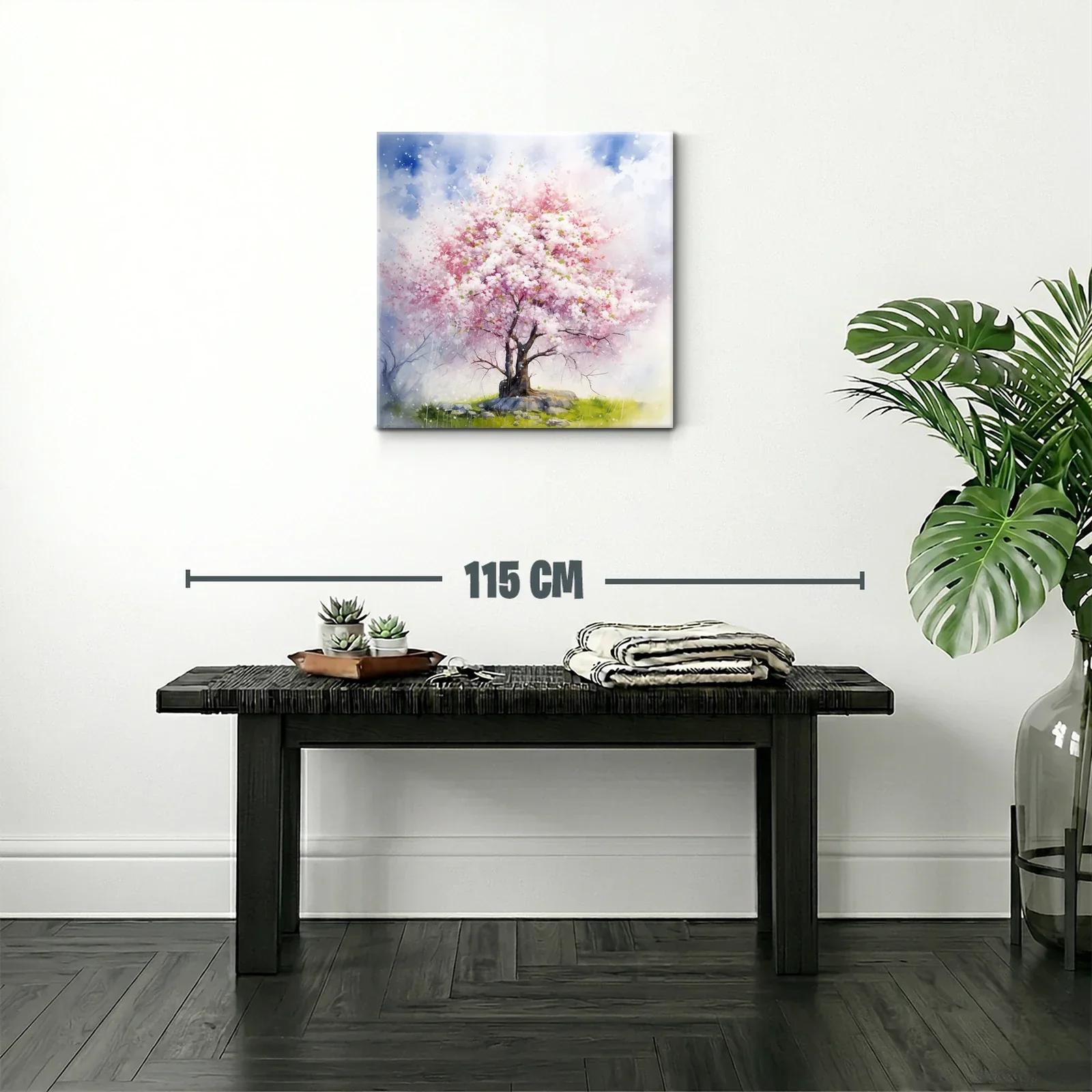 Árbol floreciente con tonos suaves y delicados — miniatura 2
