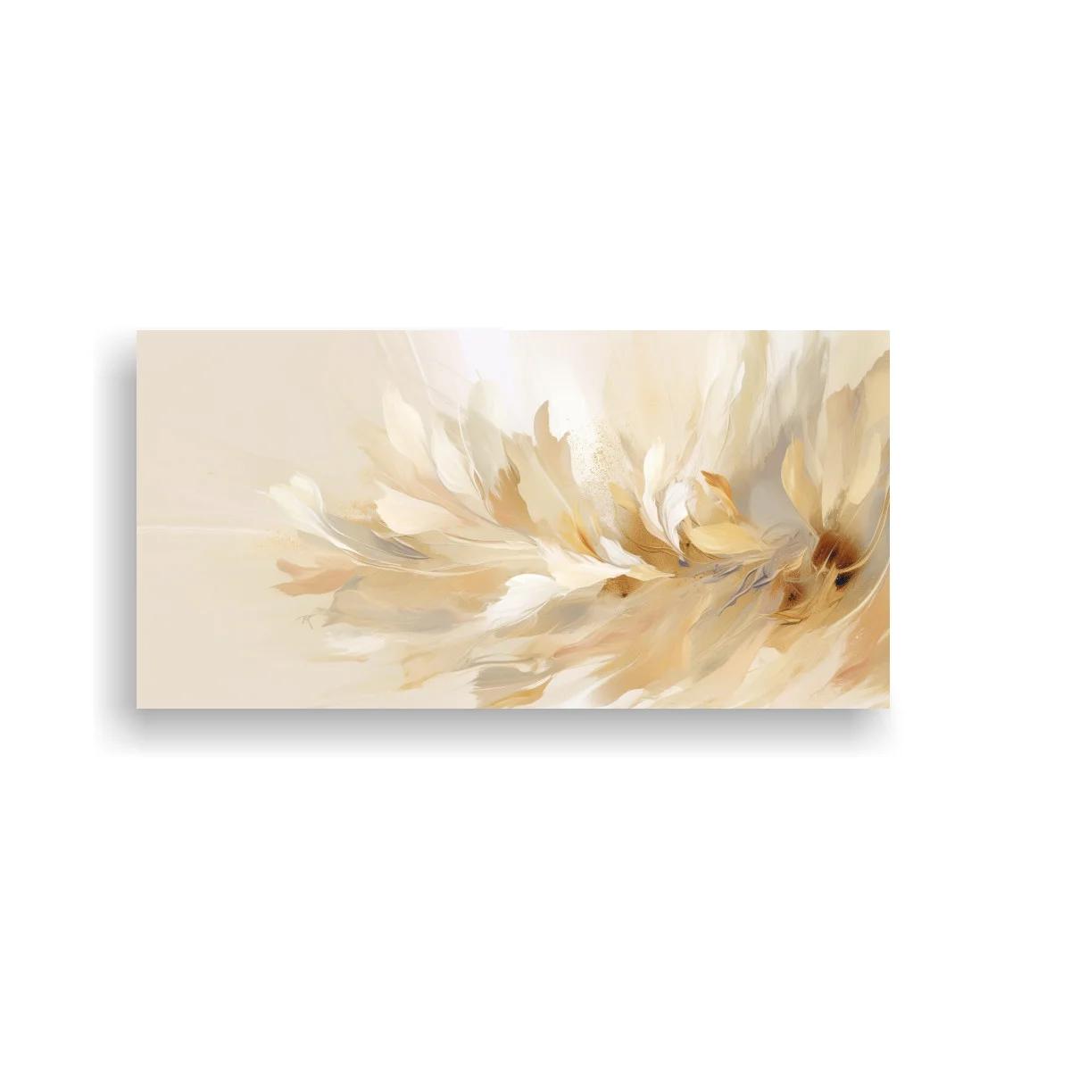 Cuadro flor blanca con pétalos difuminados