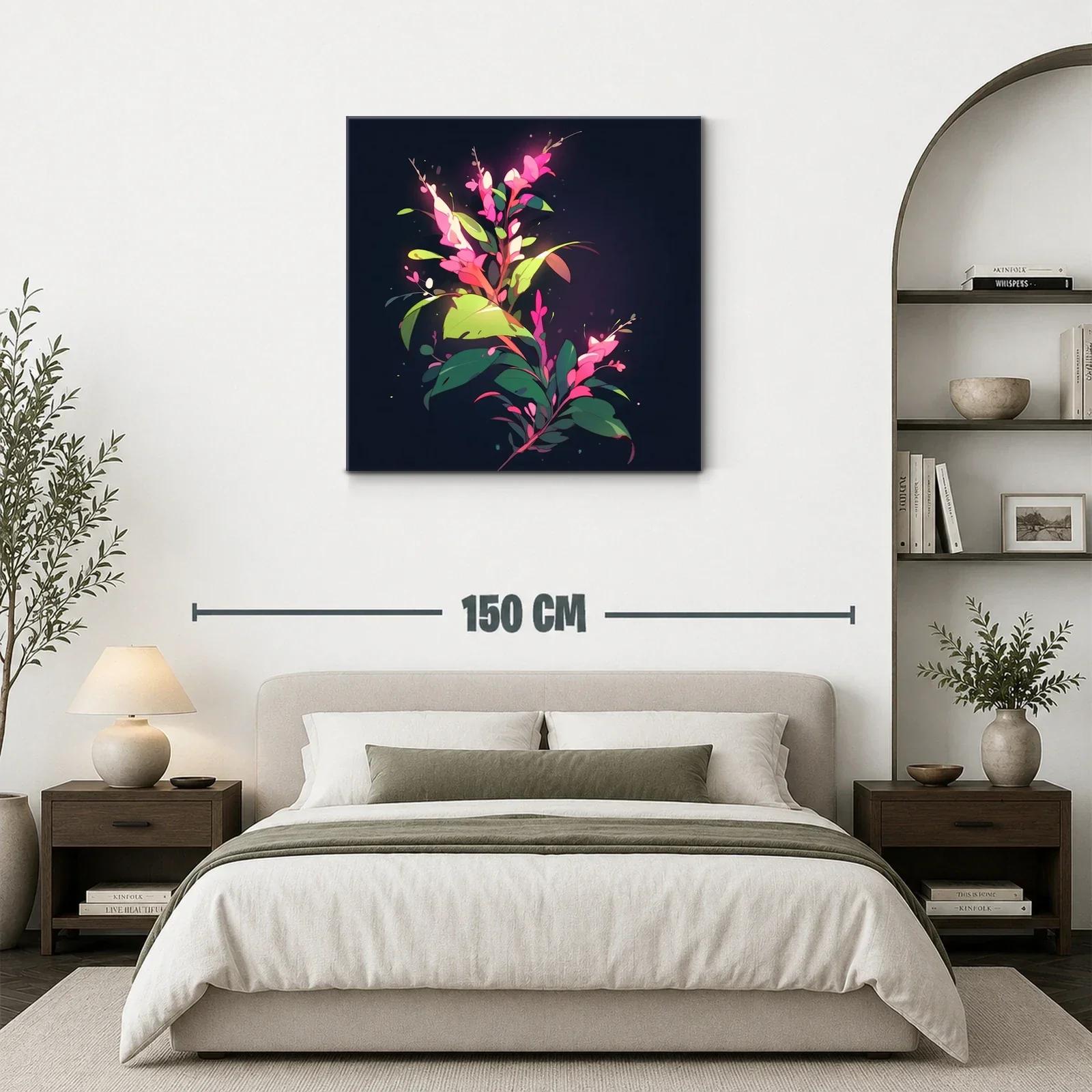 Rama Floral Vibrante con Destellos de Luz — miniatura 3
