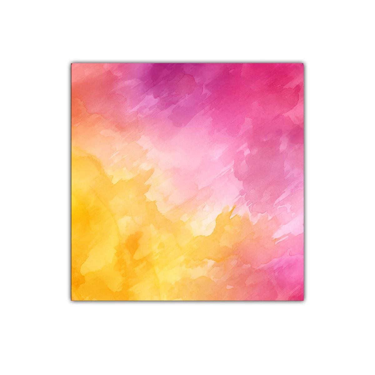 Cuadro decorativo con degradados suaves en tonos cálidos — imagen principal