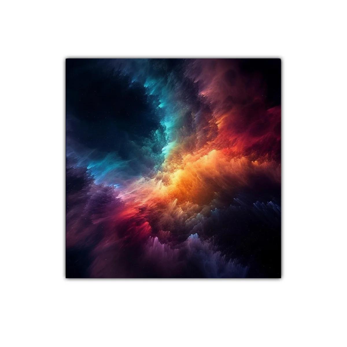 Explosión de colores en un universo abstracto vibrante — imagen principal