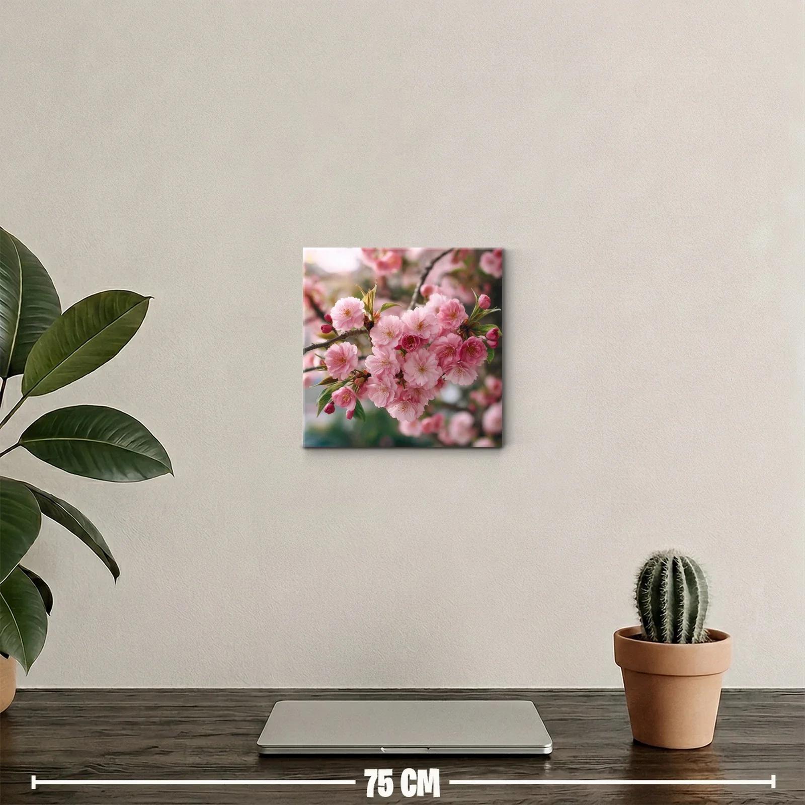 Ramo de flores rosas en plena primavera — miniatura 2