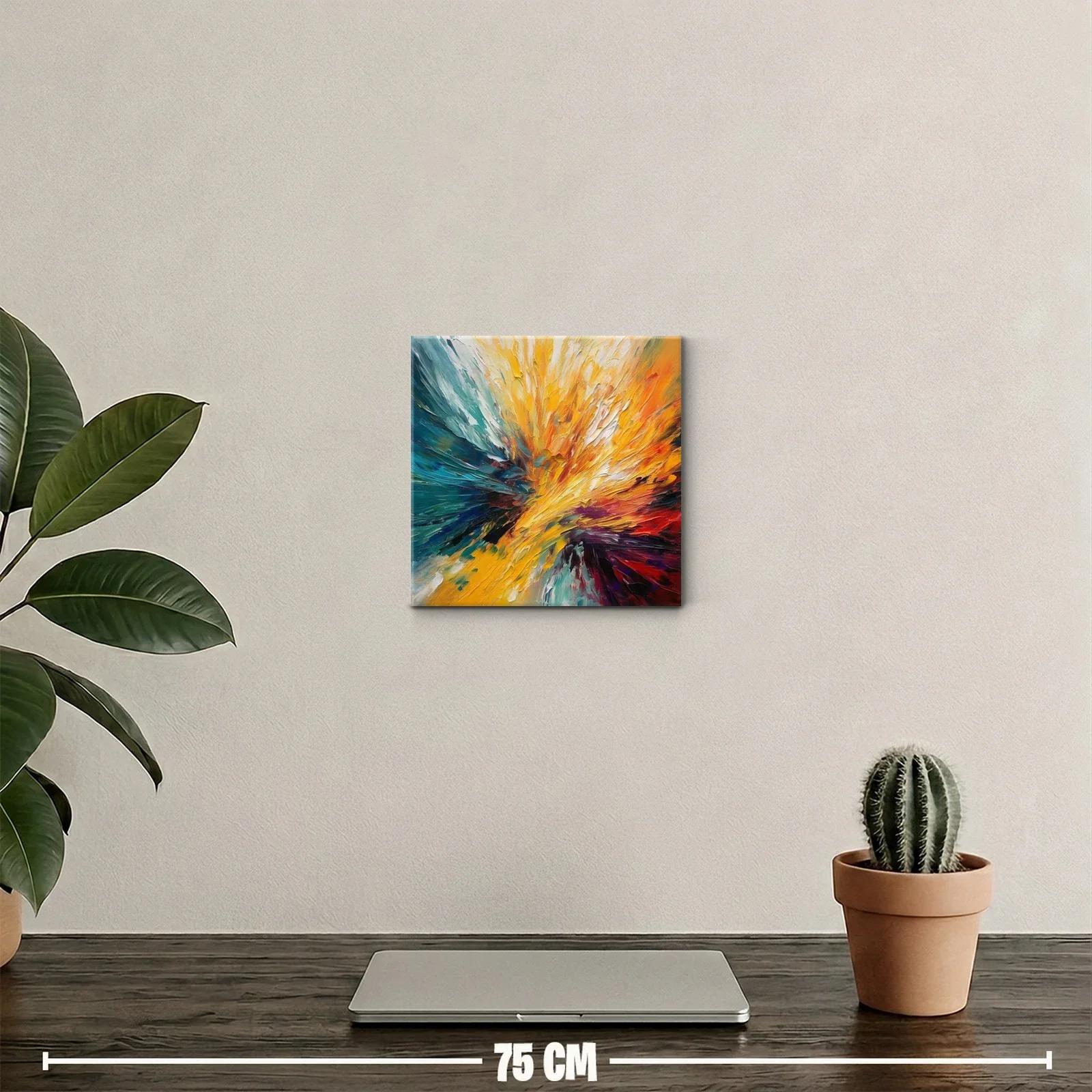 Explosión de color vibrante y textura dinámica — miniatura 2