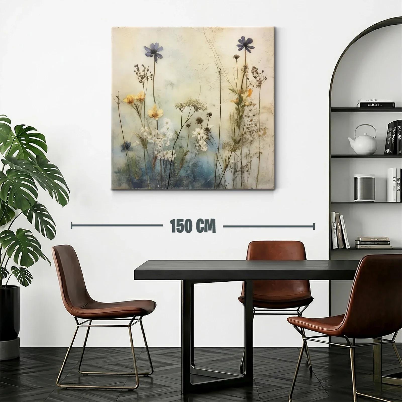 Arte floral delicado en tonos suaves y naturales — miniatura 2