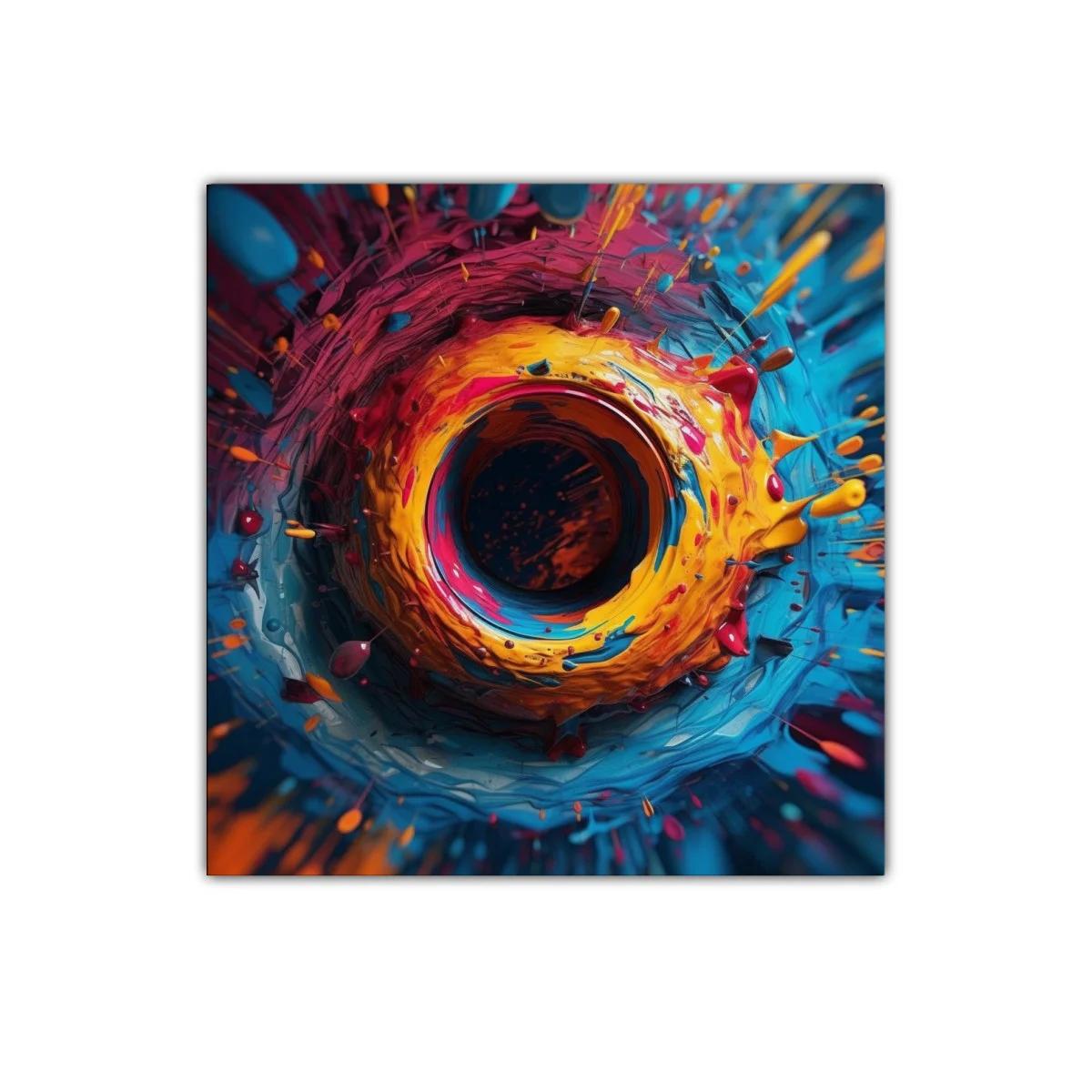 Explosión de color vibrante y movimiento dinámico — imagen principal