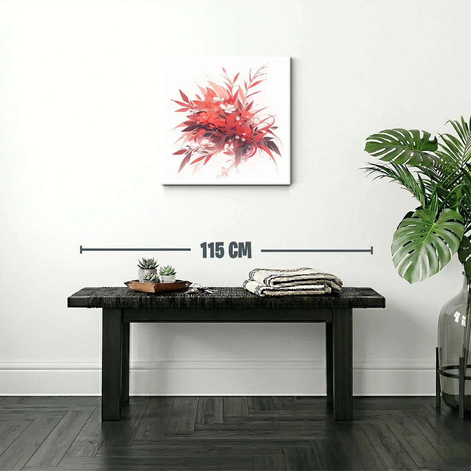 Composición floral en tonos cálidos y vibrantes — miniatura 2