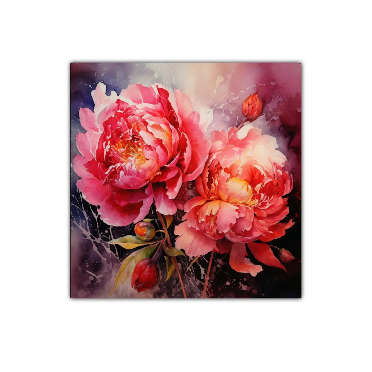 Flores vibrantes en tonos rojos y rosados llenas de vida — imagen principal