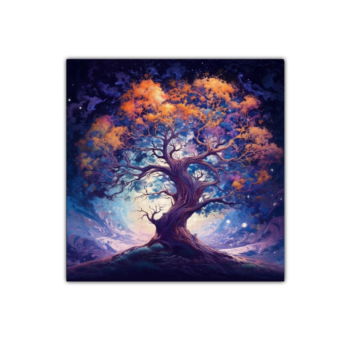 Árbol de ensueño con tonalidades vibrantes y mágicas — imagen principal