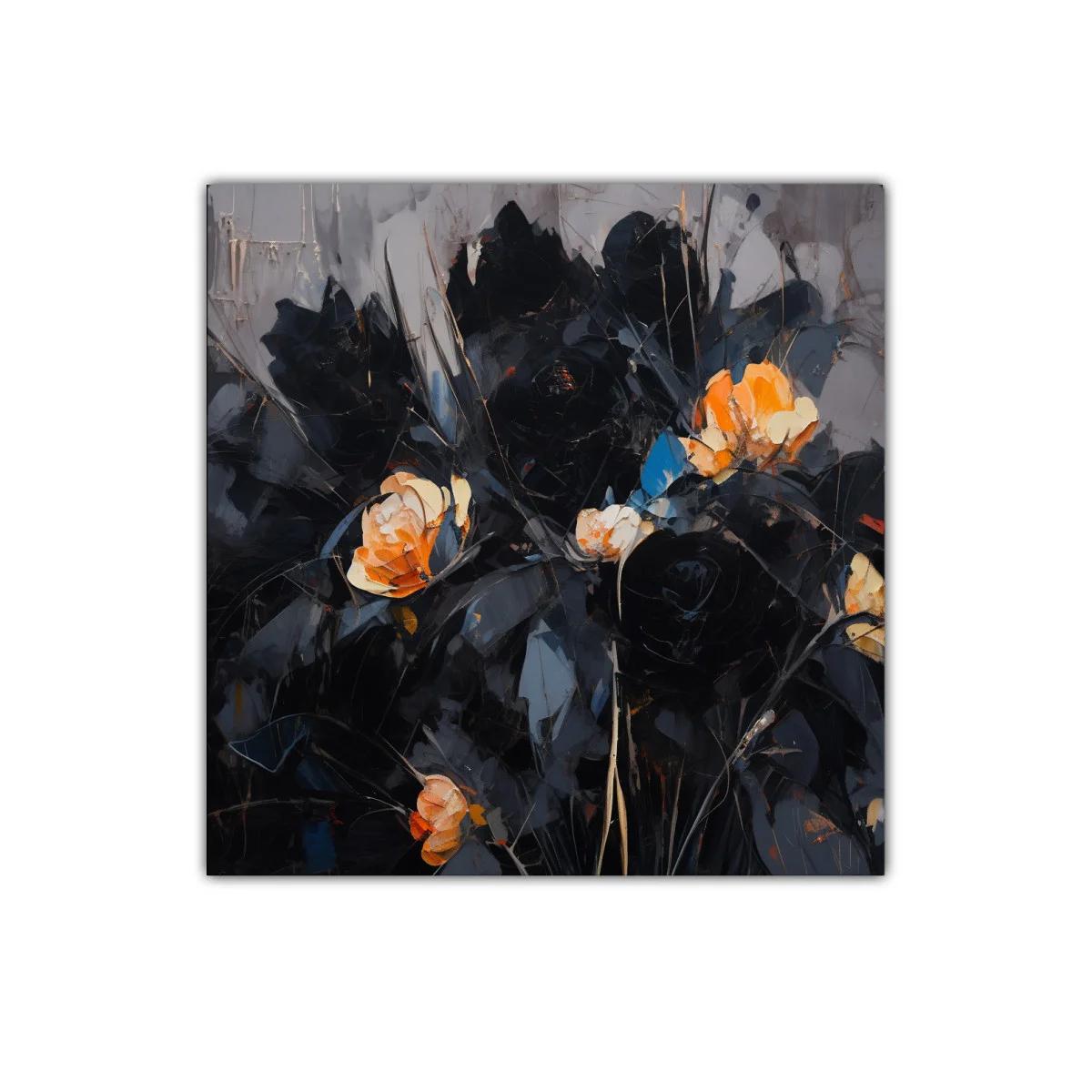 Elegancia floral en tonos oscuros con toques cálidos — imagen principal