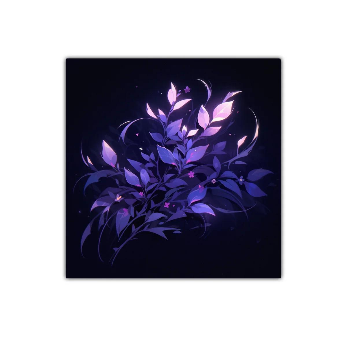 Composición floral en tonos violeta y púrpura luminosos — imagen principal