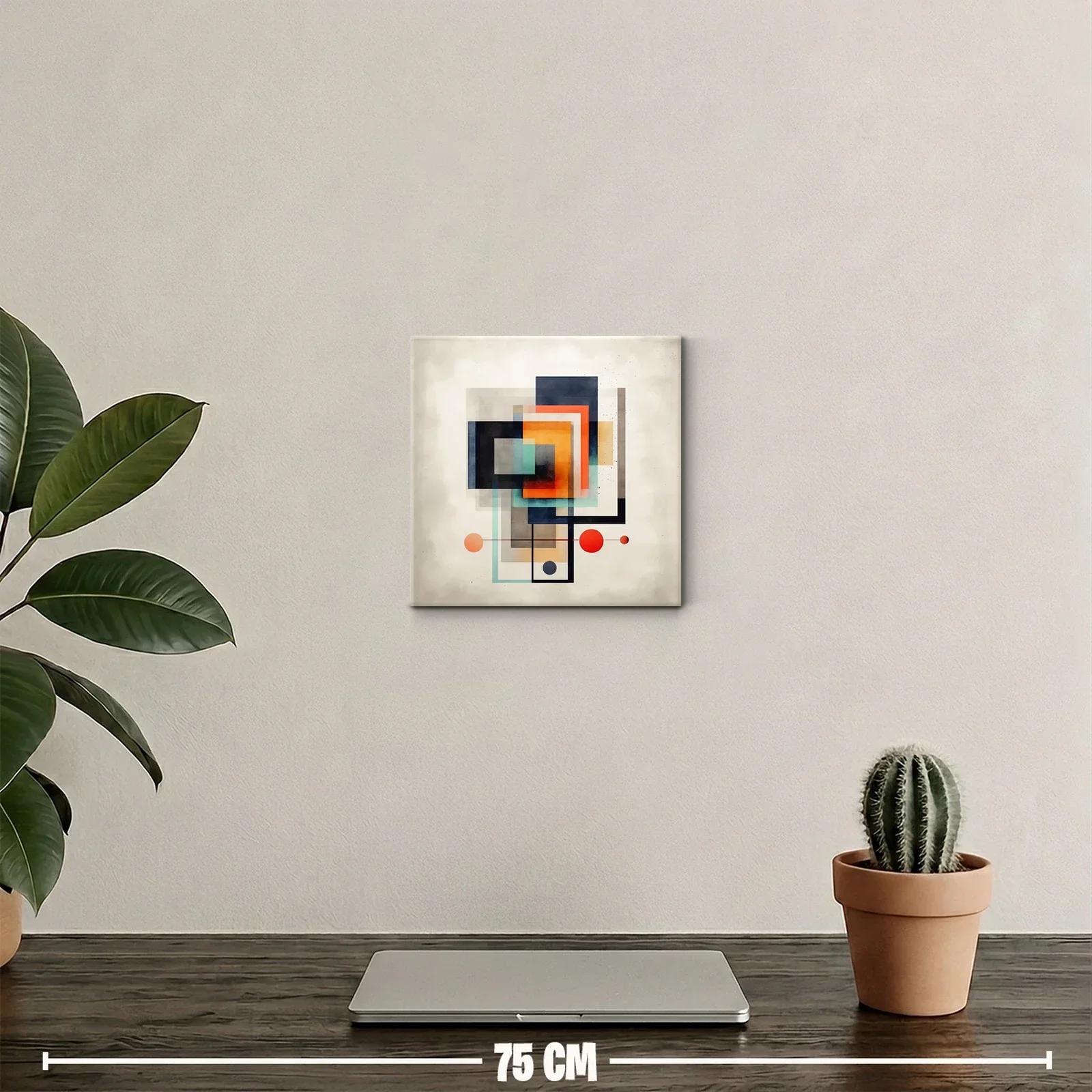 Composición abstracta con formas geométricas superpuestas — miniatura 2