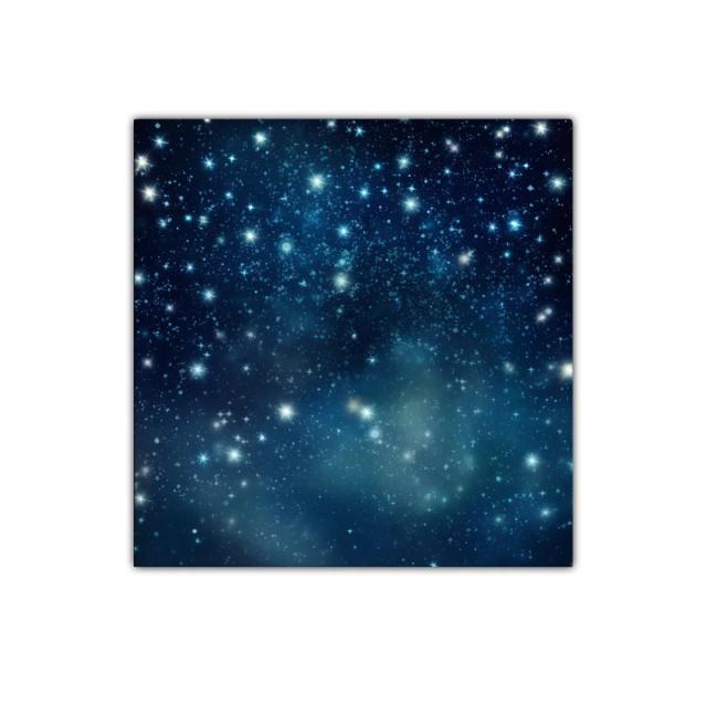 Brillo Estelar en Fondo Nocturno Azul Profundo