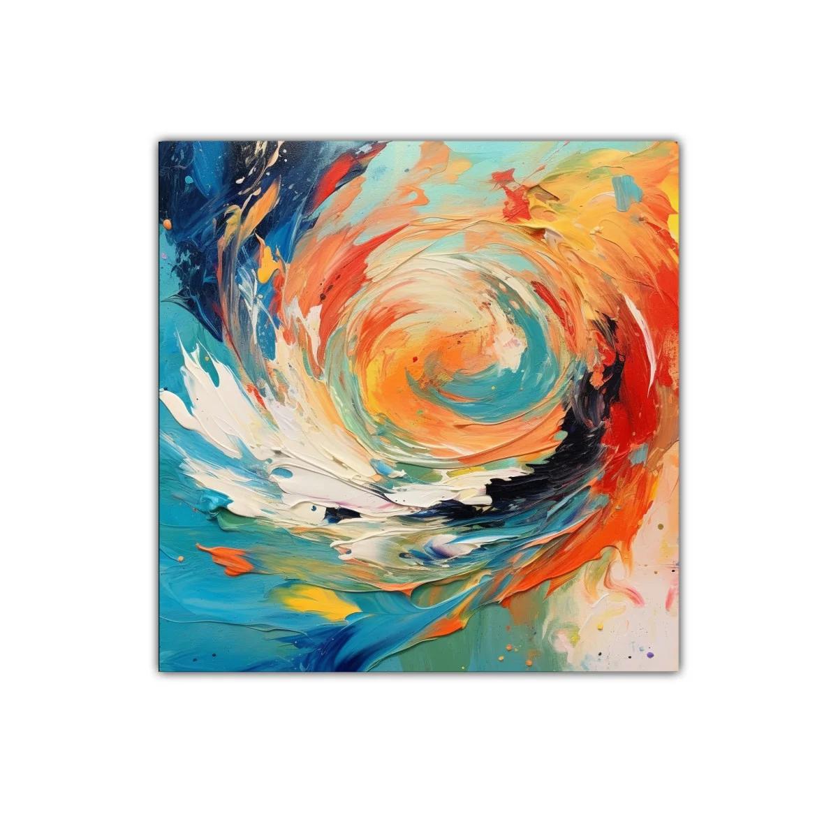 Explosión de color con formas fluidas y vibrantes