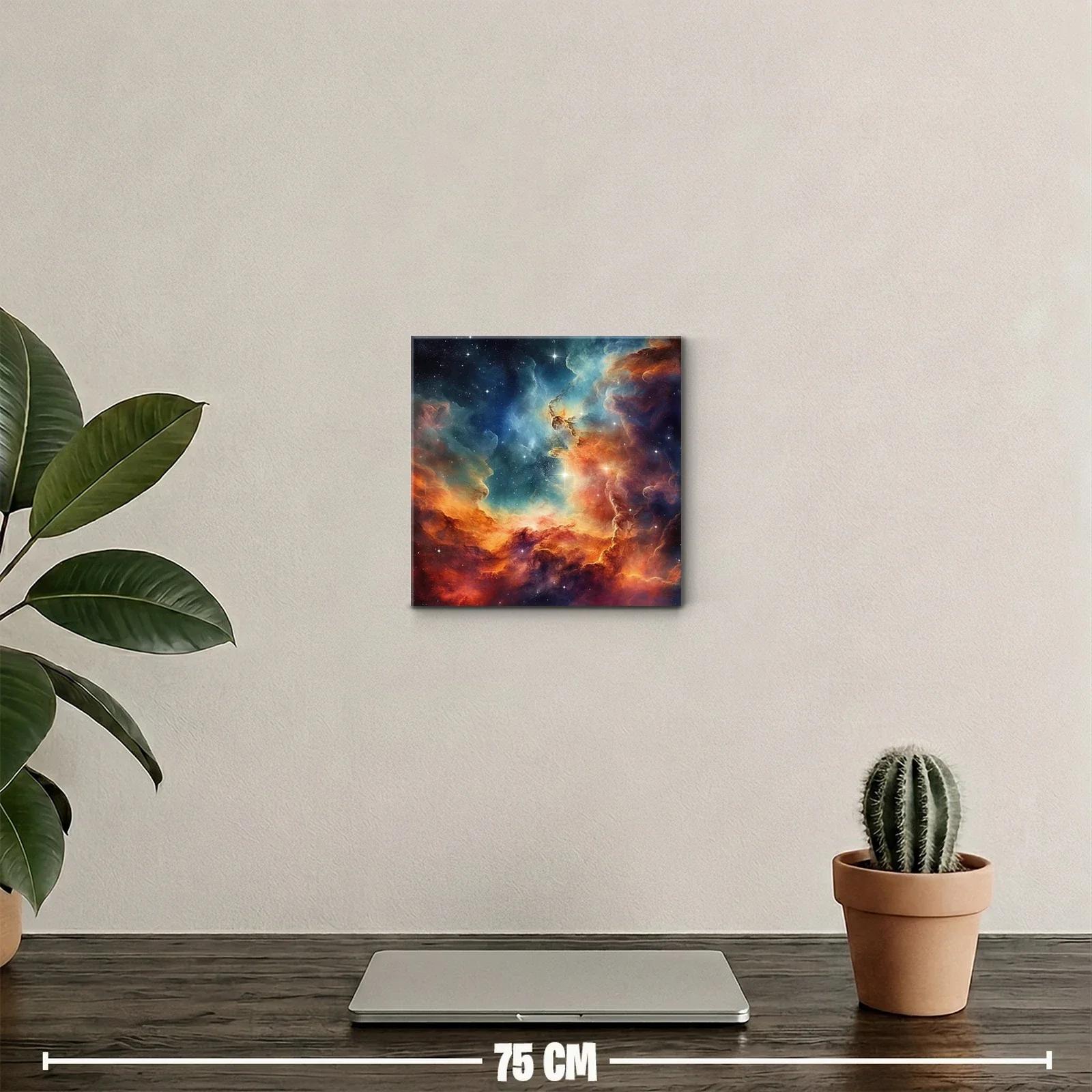 Cuadro decorativo nebulosa cósmica llena de color — miniatura 2
