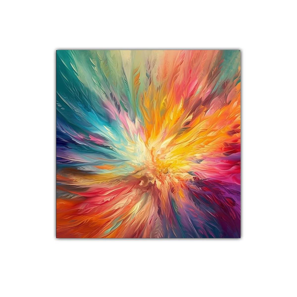 Explosión de color que irradia energía y movimiento — imagen principal