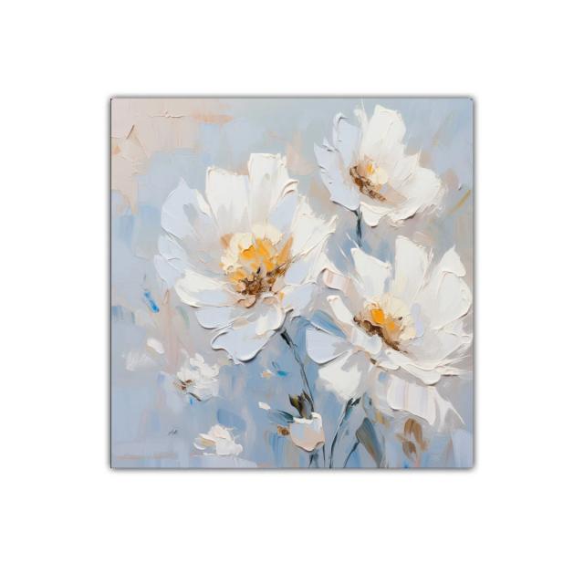 Cuadro floral con tonalidades suaves y elegantes