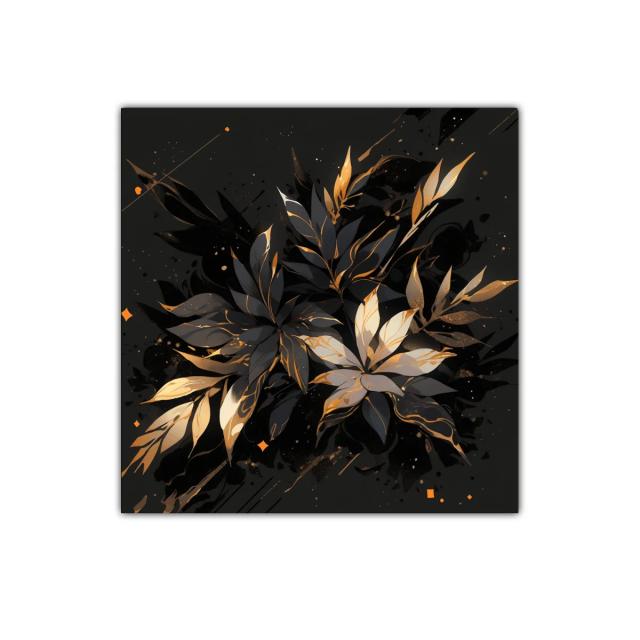 Elegancia natural en tonos oscuros y dorados