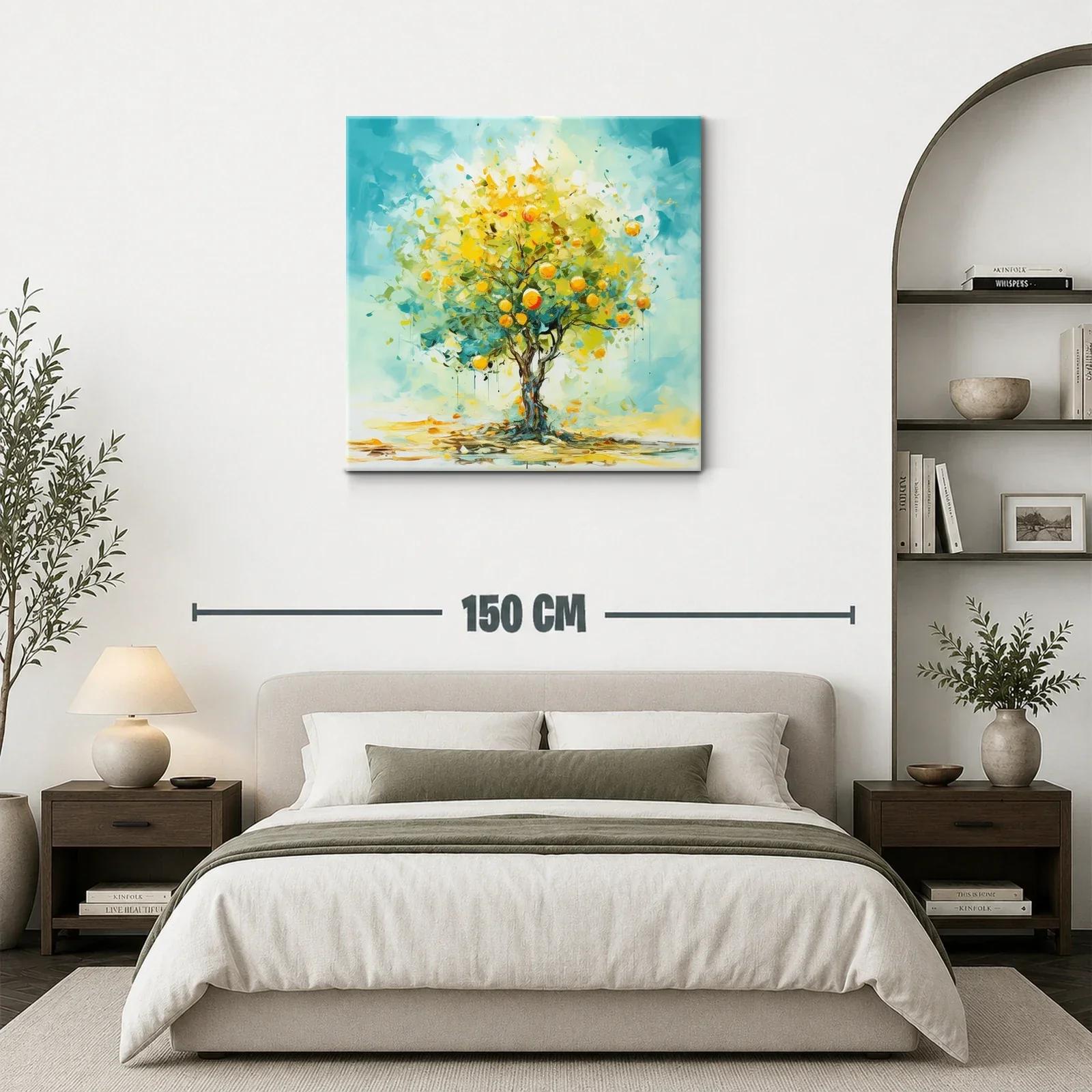 Árbol de cítricos brillante con tonos vibrantes — miniatura 3