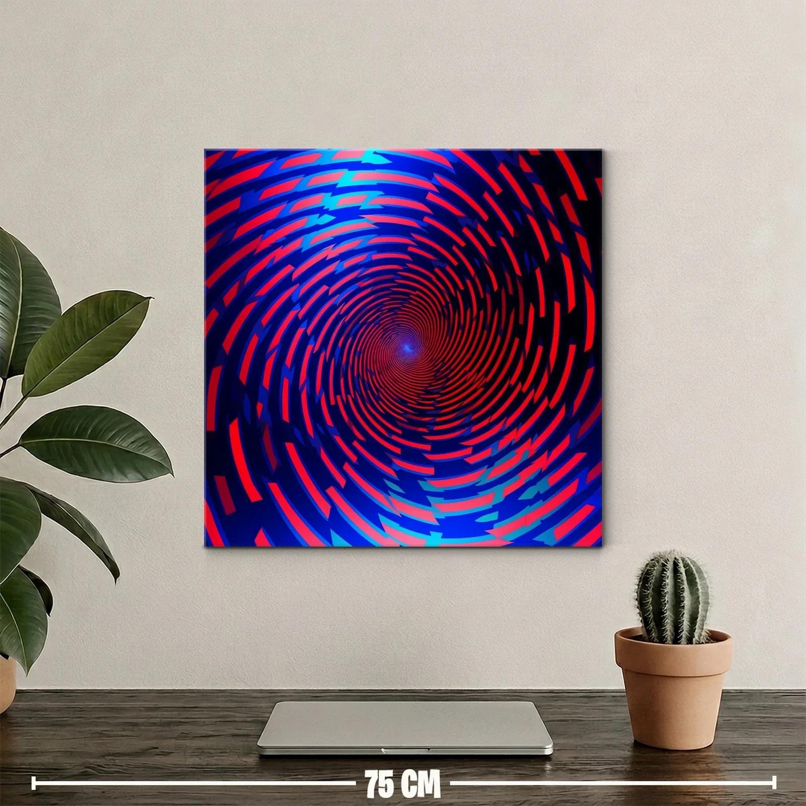 Diseño abstracto en espiral con tonos vibrantes y profundos — miniatura 2
