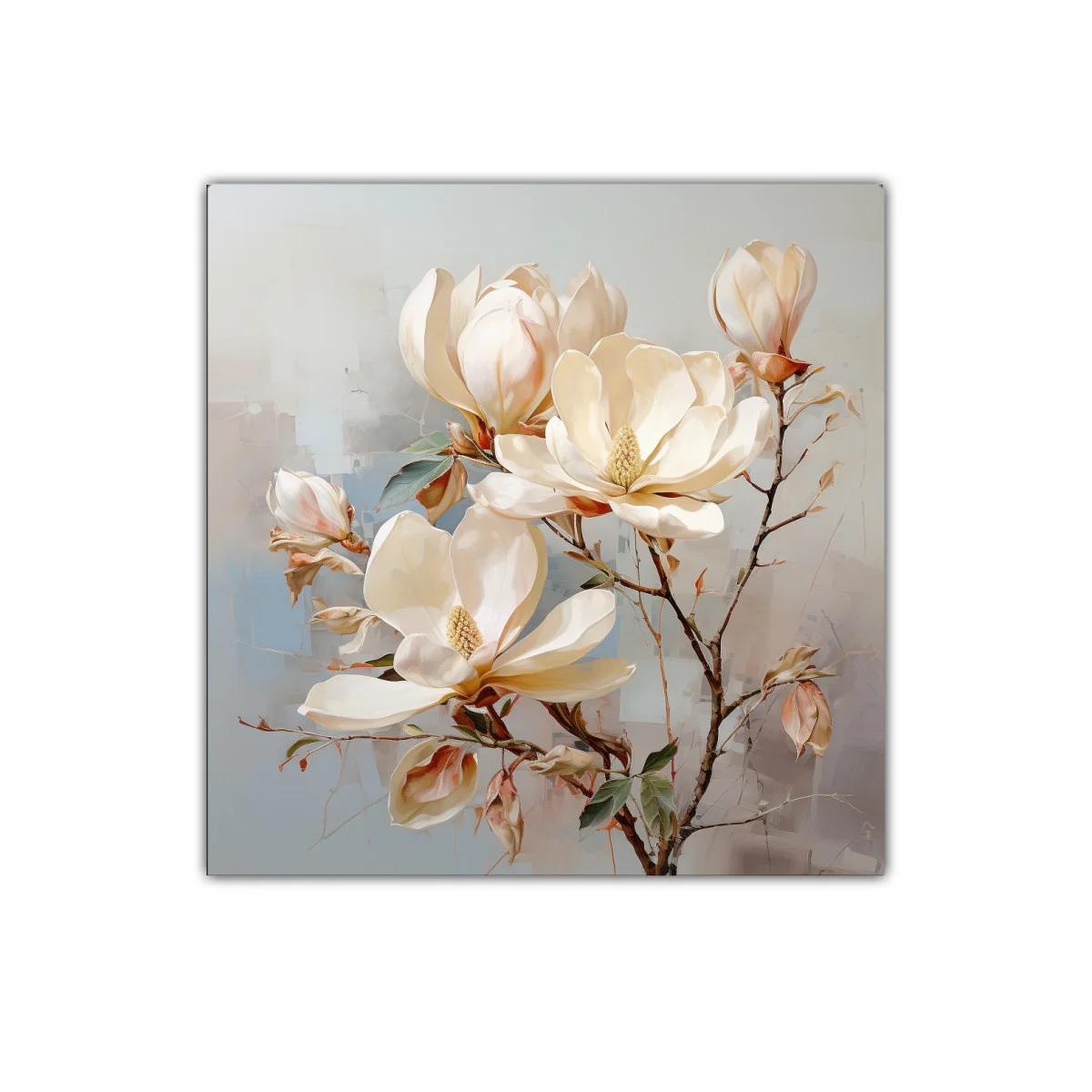 Elegancia natural con flores blancas y tonos neutros
