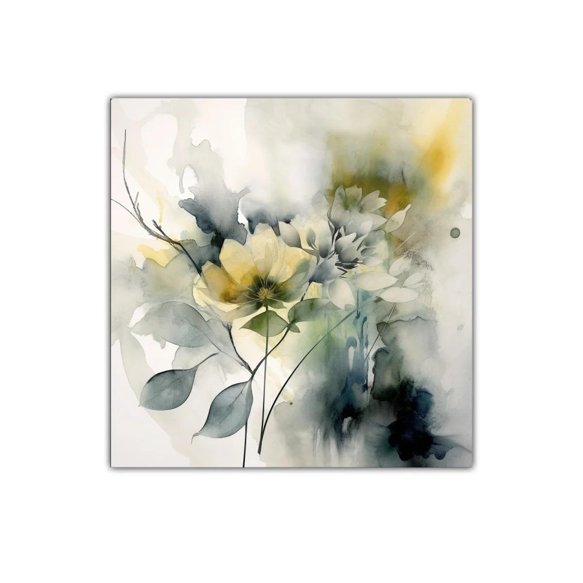 Cuadro decorativo floral en tonos suaves y elegantes — imagen principal