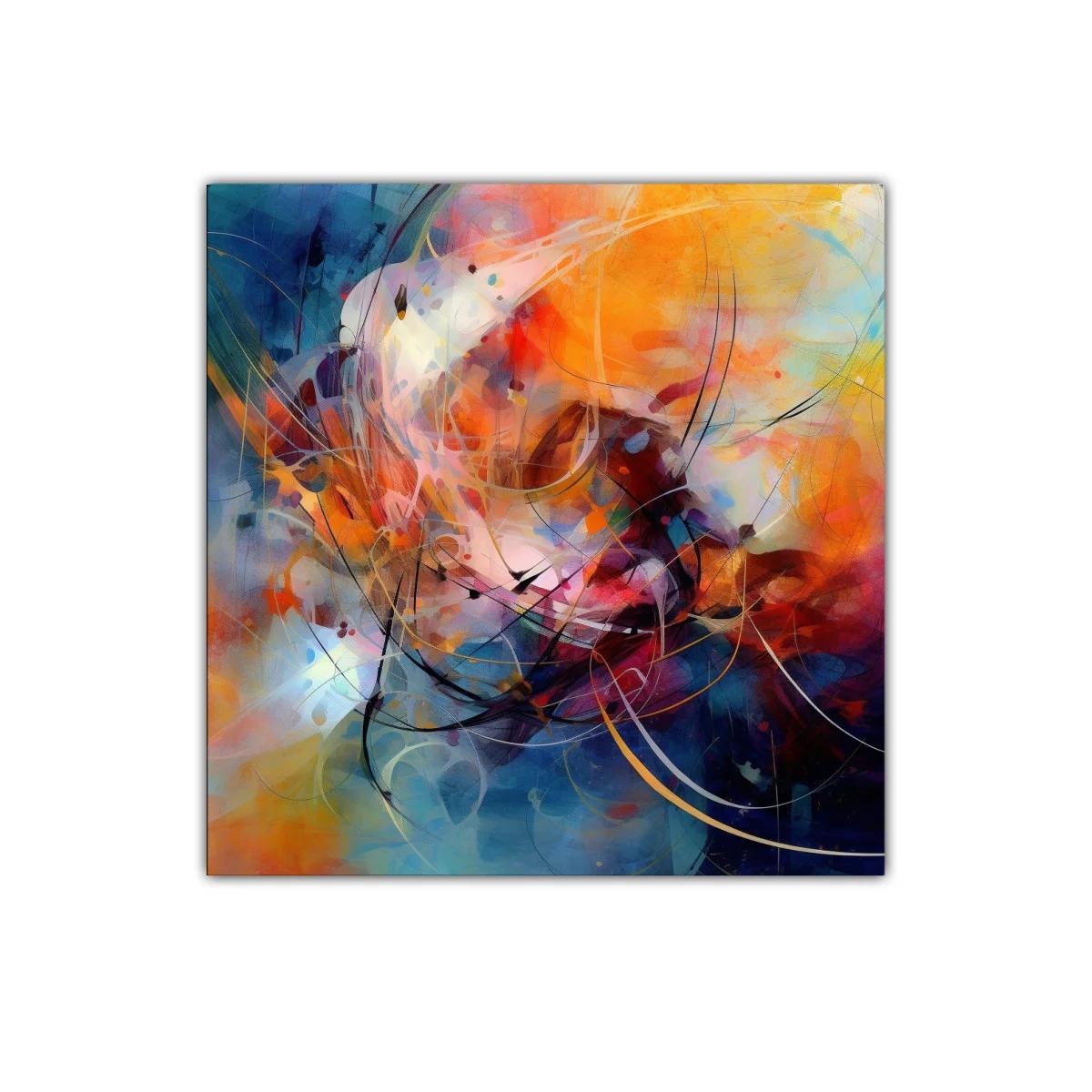 Explosión de color y movimiento en arte abstracto vibrante — imagen principal