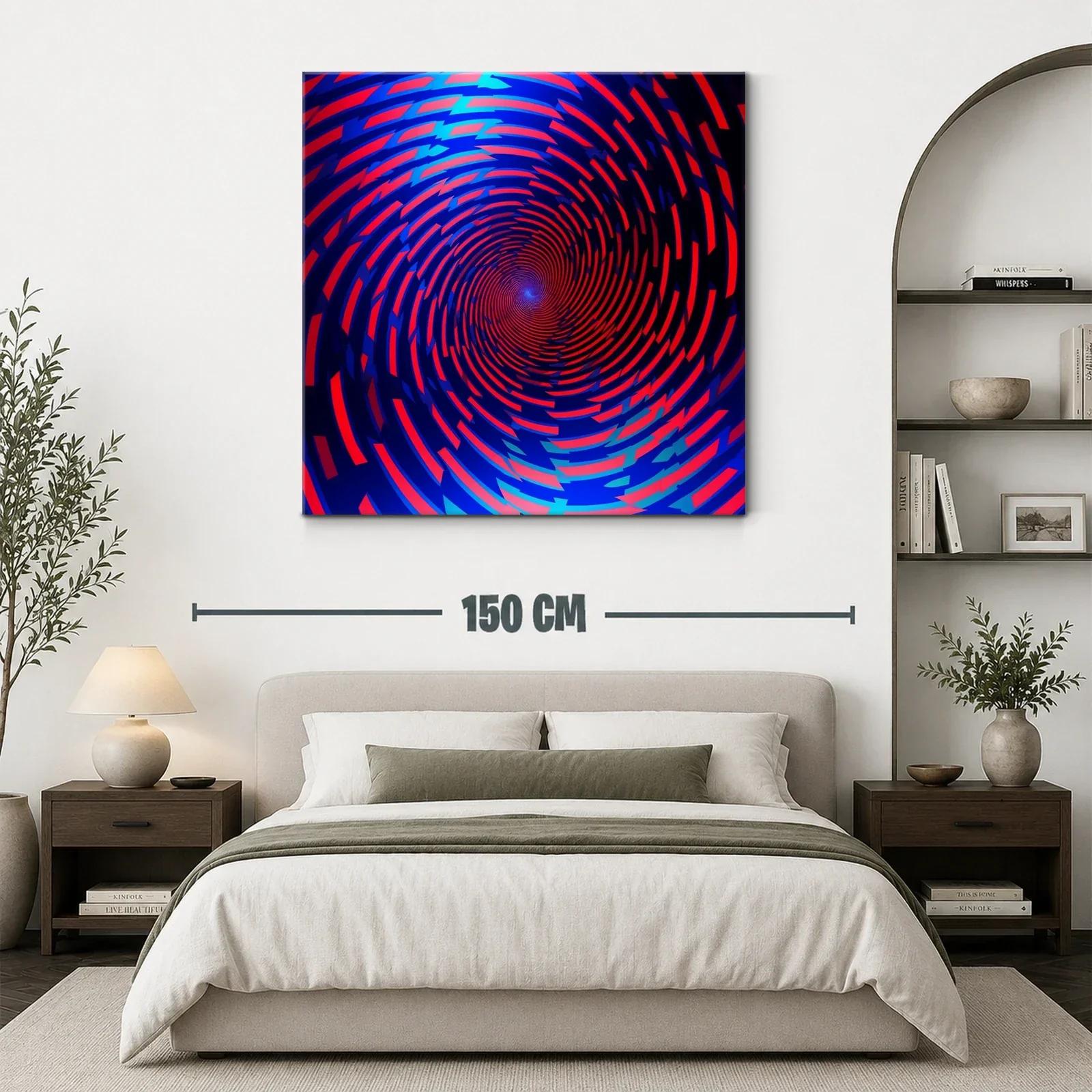 Diseño abstracto en espiral con tonos vibrantes y profundos — miniatura 3