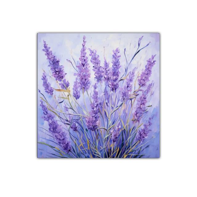 Elegancia y tranquilidad en ramo de lavanda púrpura