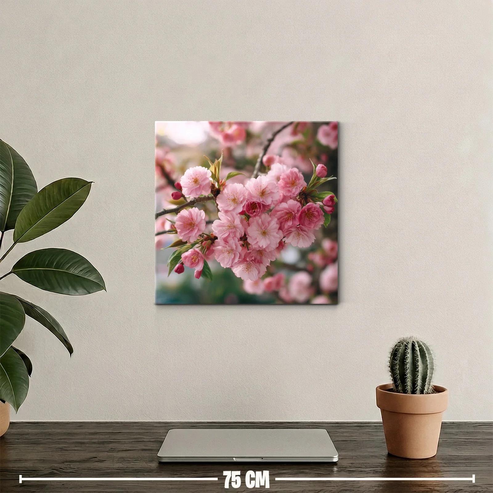 Ramo de flores rosas en plena primavera — miniatura 2