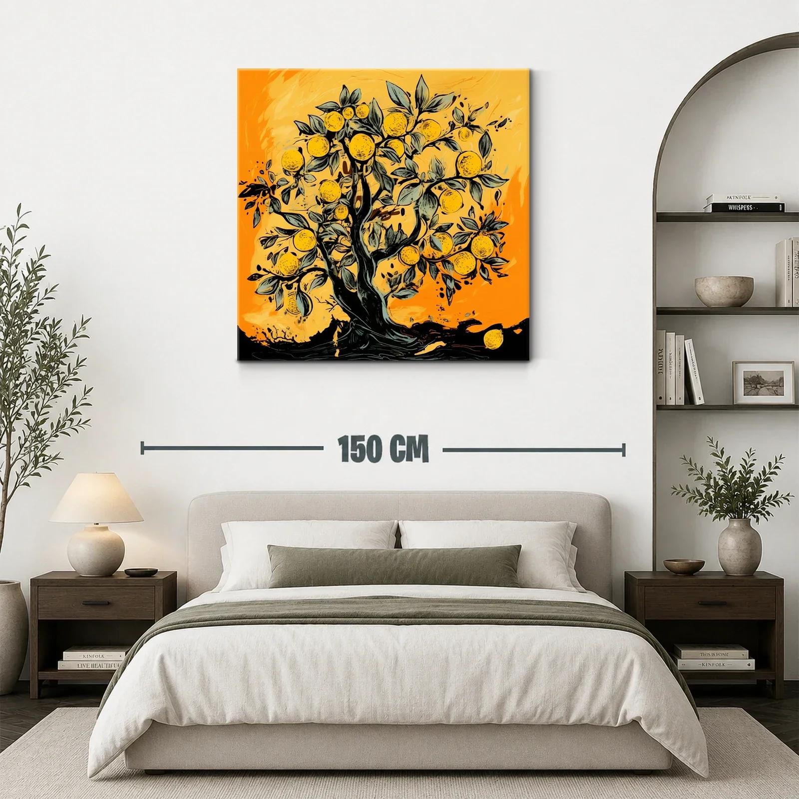 Árbol de naranjas vibrante y lleno de vida — miniatura 3