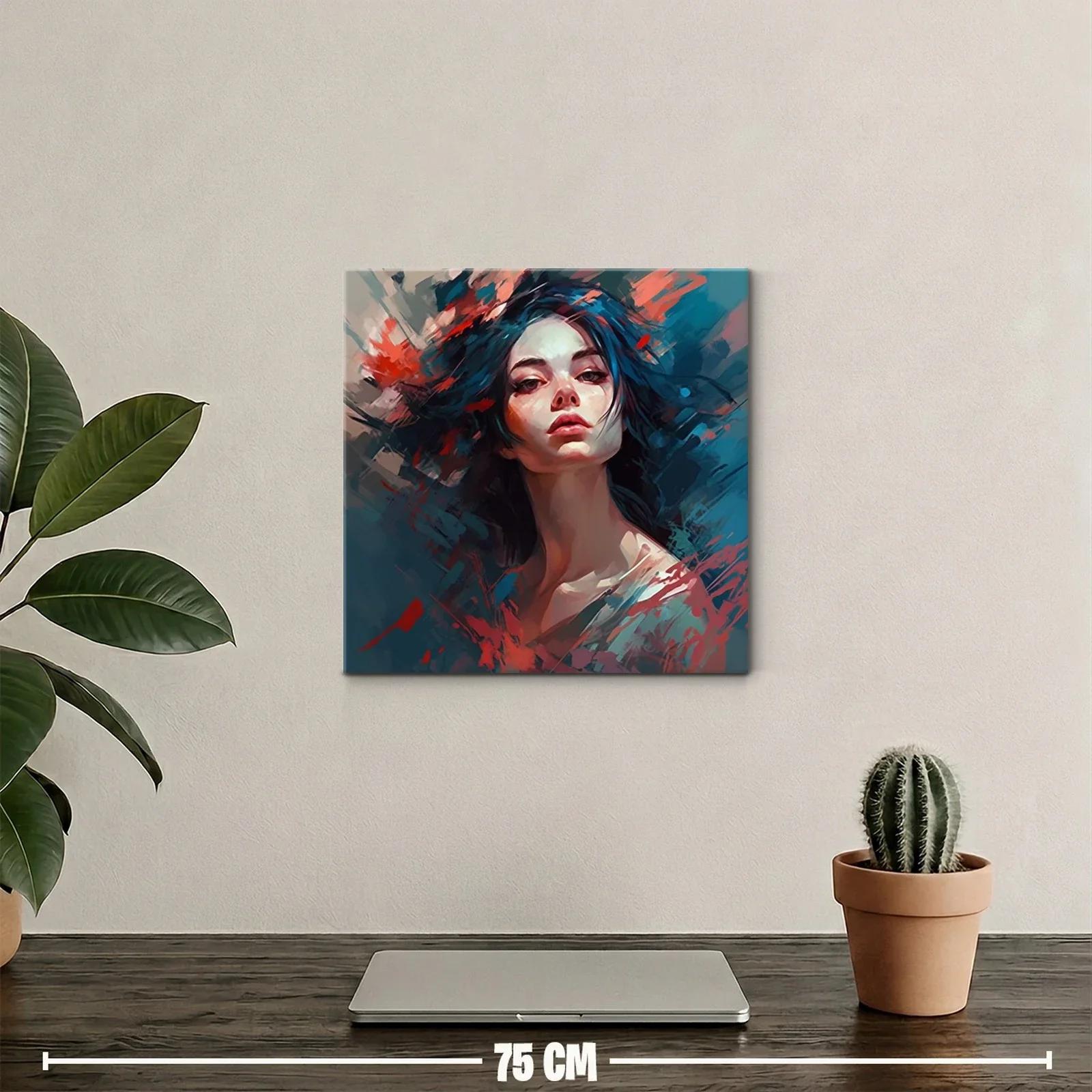 Retrato femenino con contrastes intensos y expresividad — miniatura 2