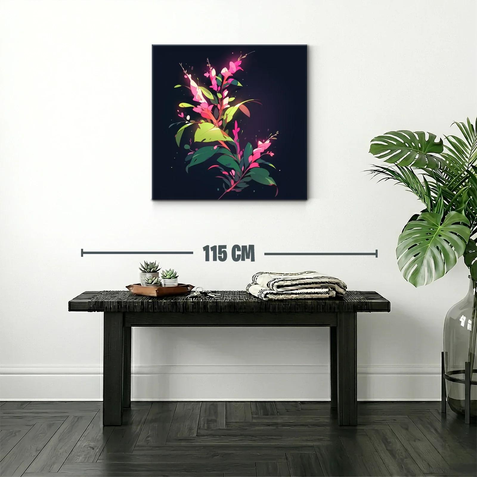 Rama Floral Vibrante con Destellos de Luz — miniatura 2