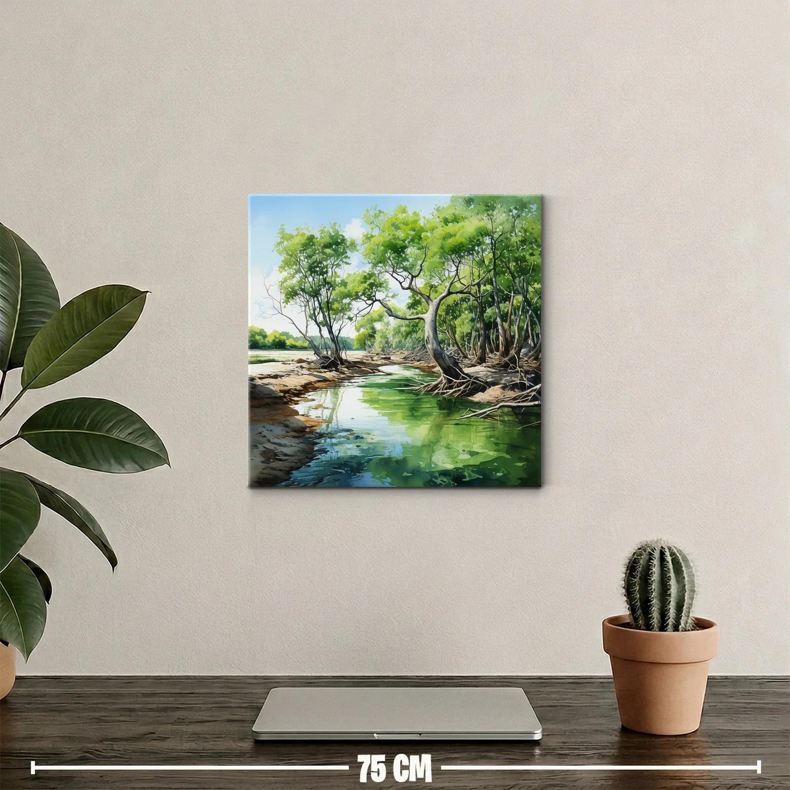 Reflejos de naturaleza en paisaje sereno — miniatura 2