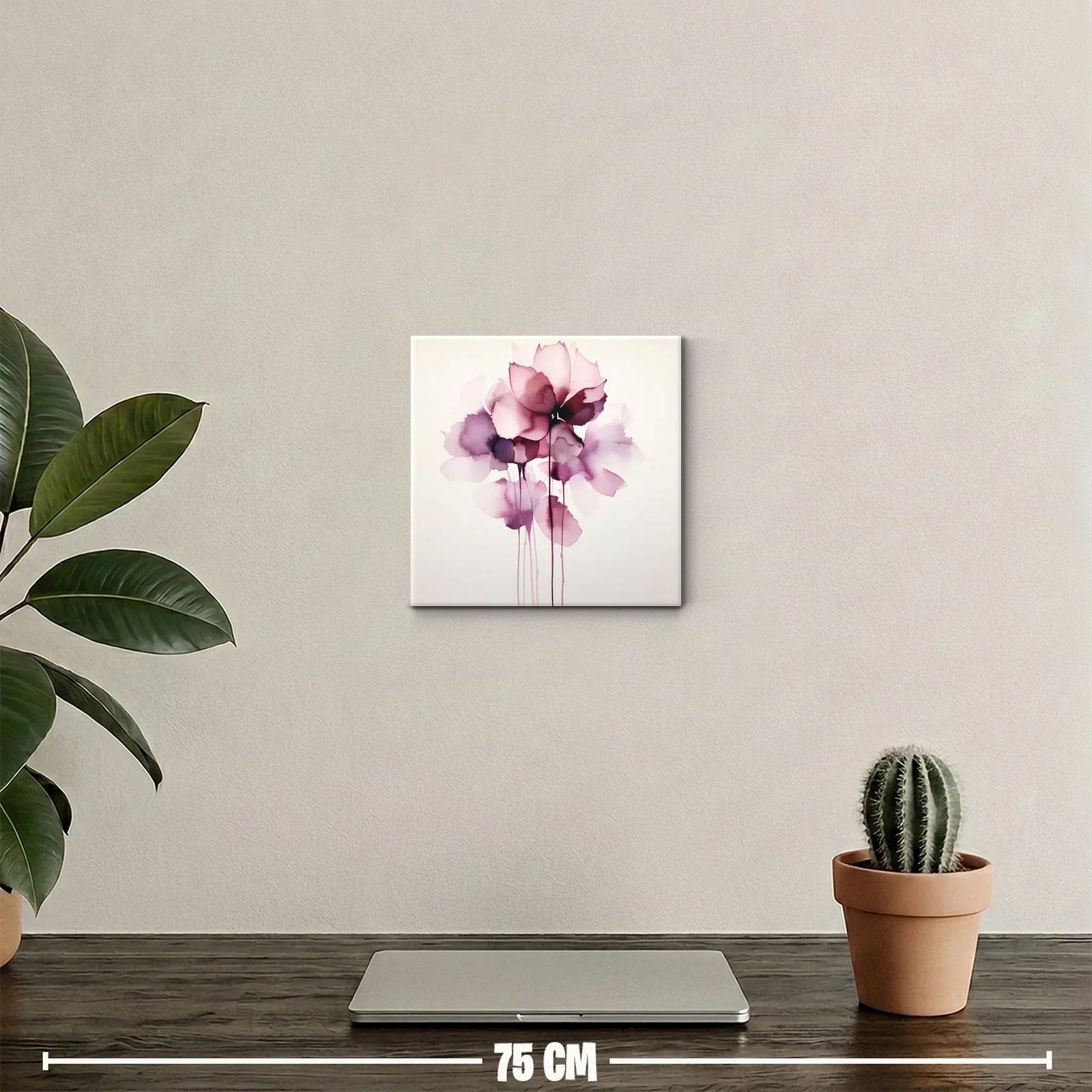 Flor abstracta en tonos cálidos y delicados — miniatura 2
