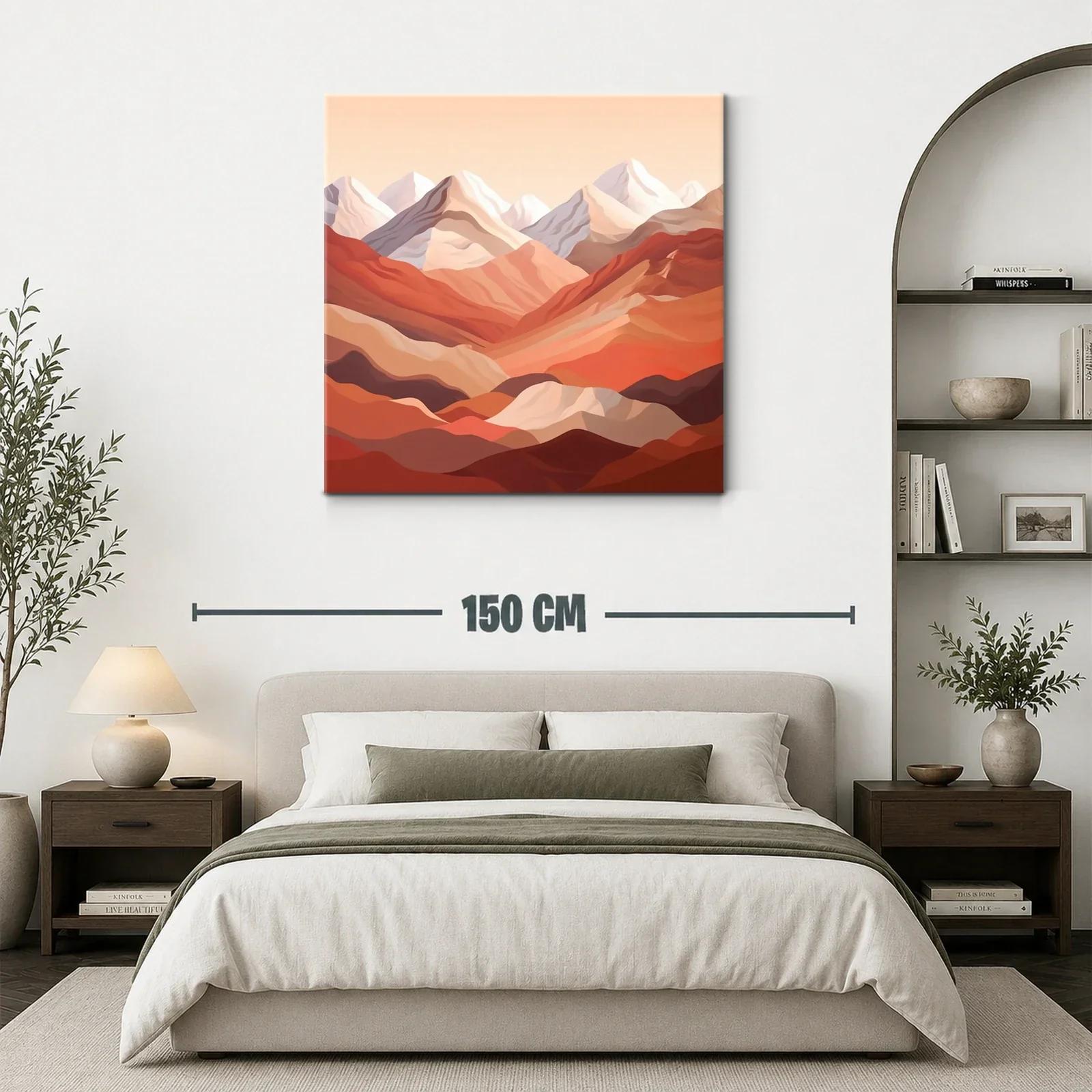 Paisaje Montañoso en Tonos Cálidos y Terrosos — miniatura 3