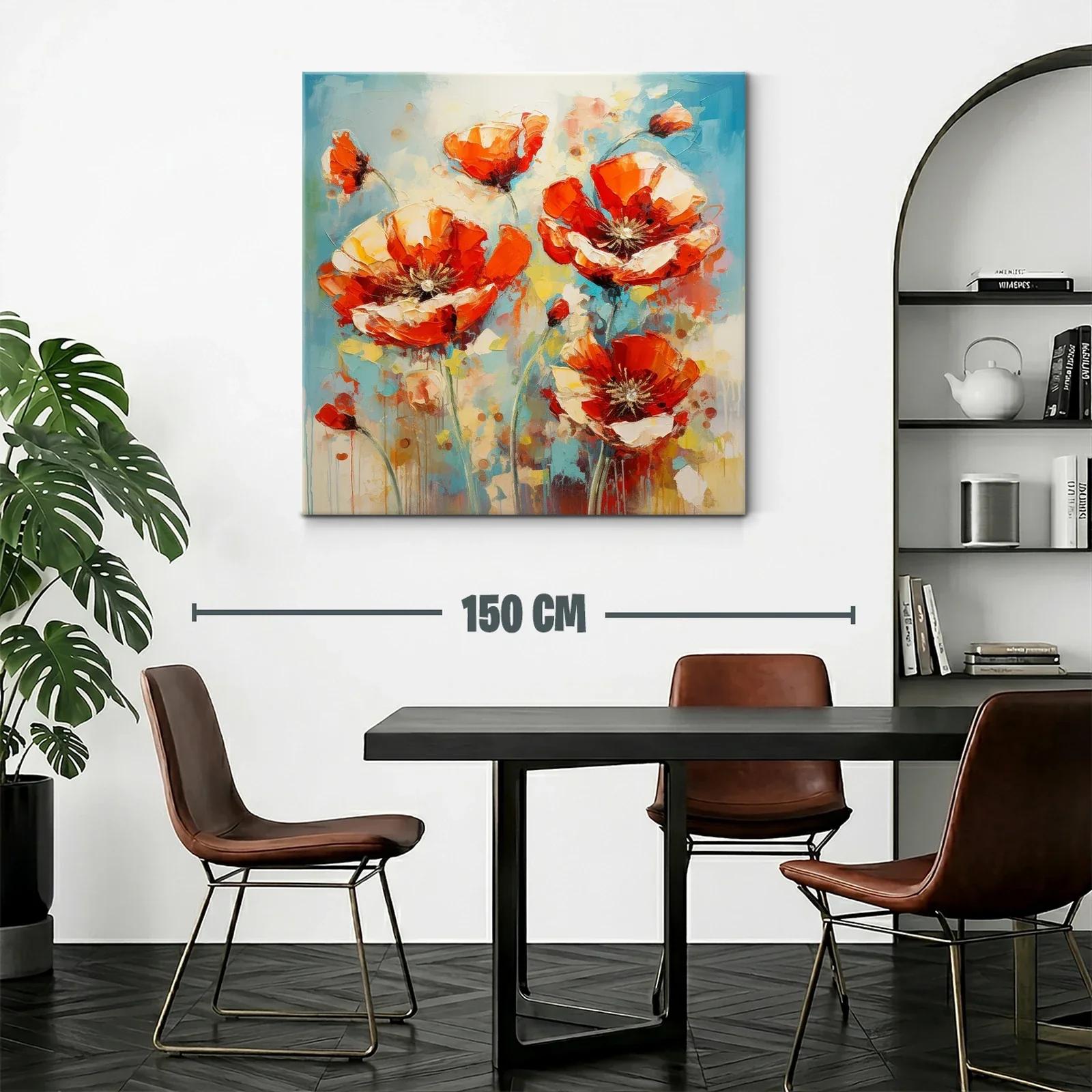 Flores vibrantes en tonos cálidos y frescos contrastantes — miniatura 2