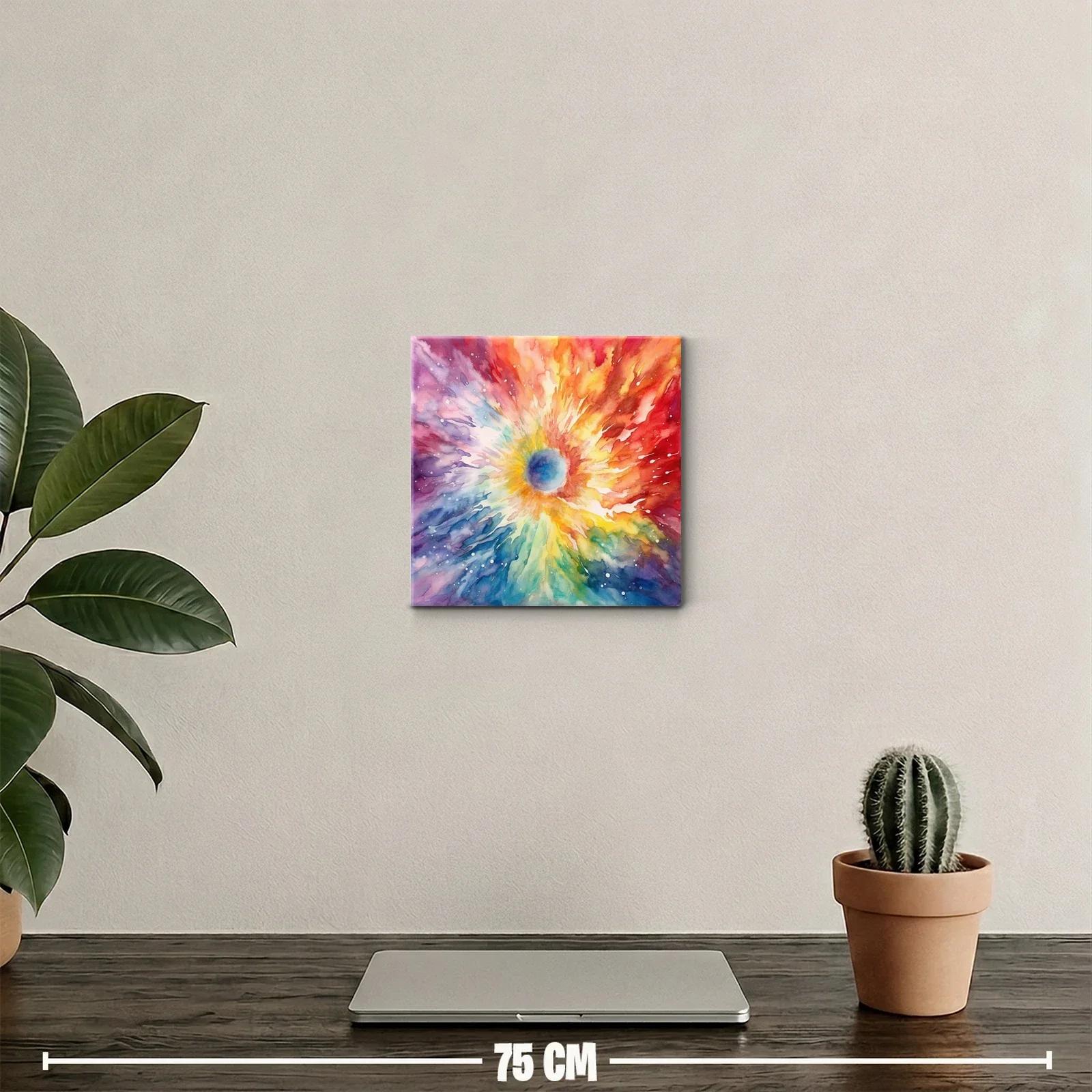 Explosión cósmica de colores intensos y vibrantes — miniatura 2