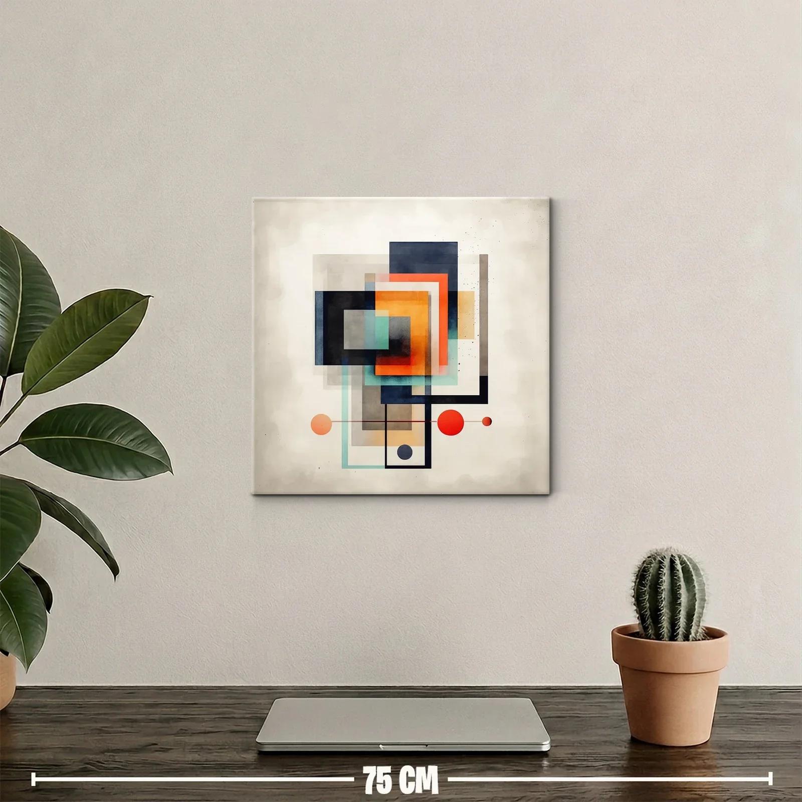 Composición abstracta con formas geométricas superpuestas — miniatura 2